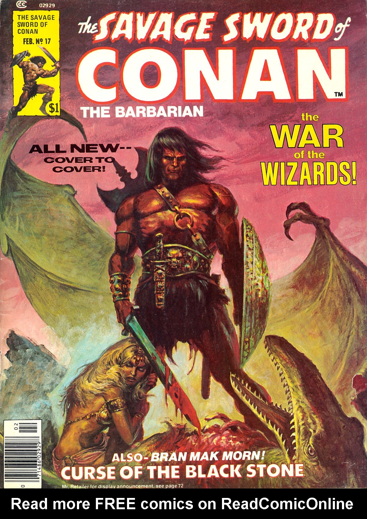 Read online The Savage Sword Of Conan comic -  Issue #17 - 1