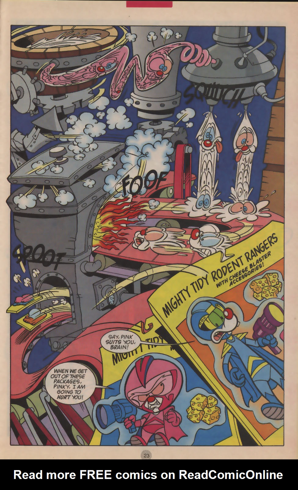 Read online Pinky and The Brain Christmas Special comic -  Issue # Full - 19