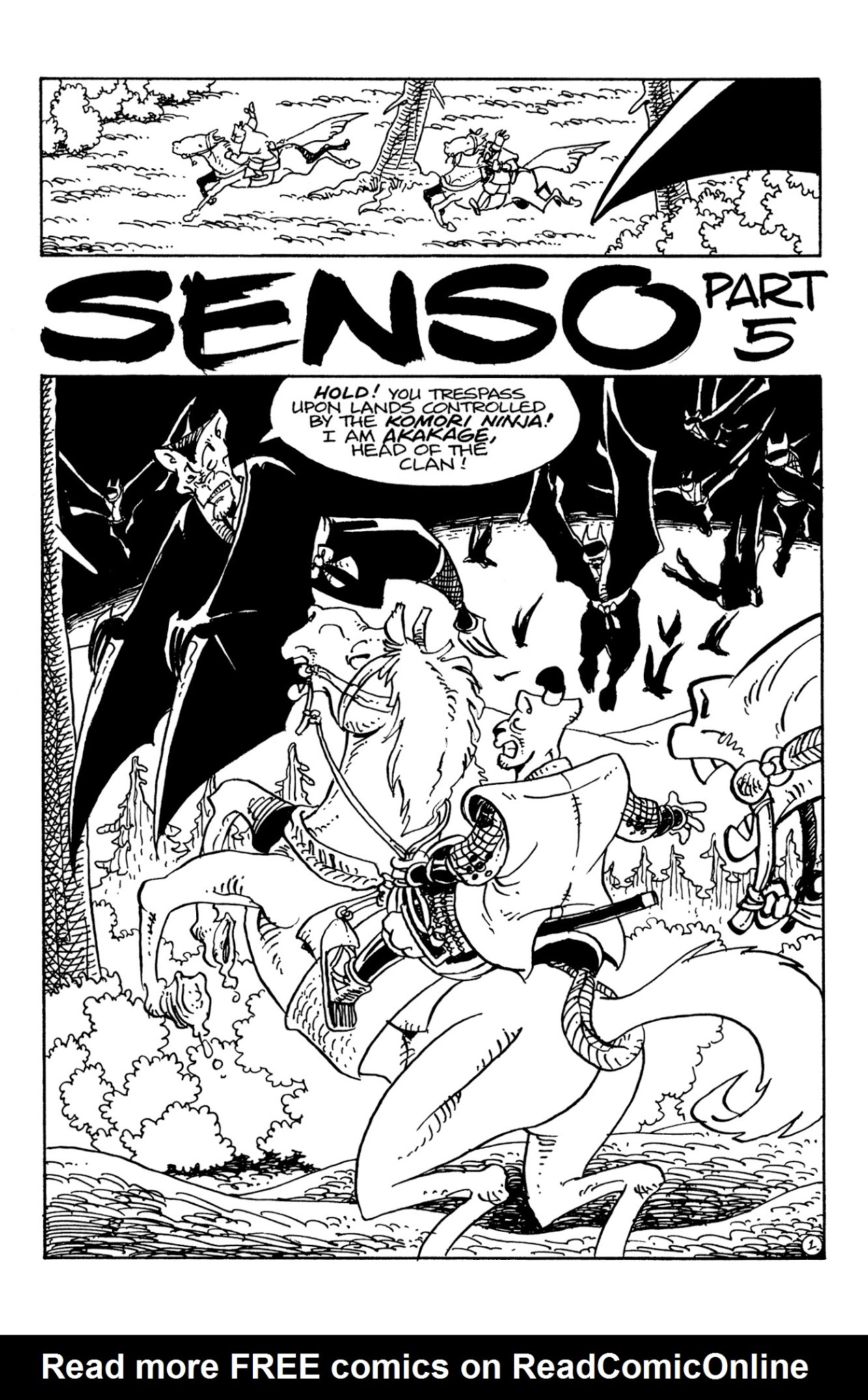 Read online Usagi Yojimbo: Senso comic -  Issue #5 - 3