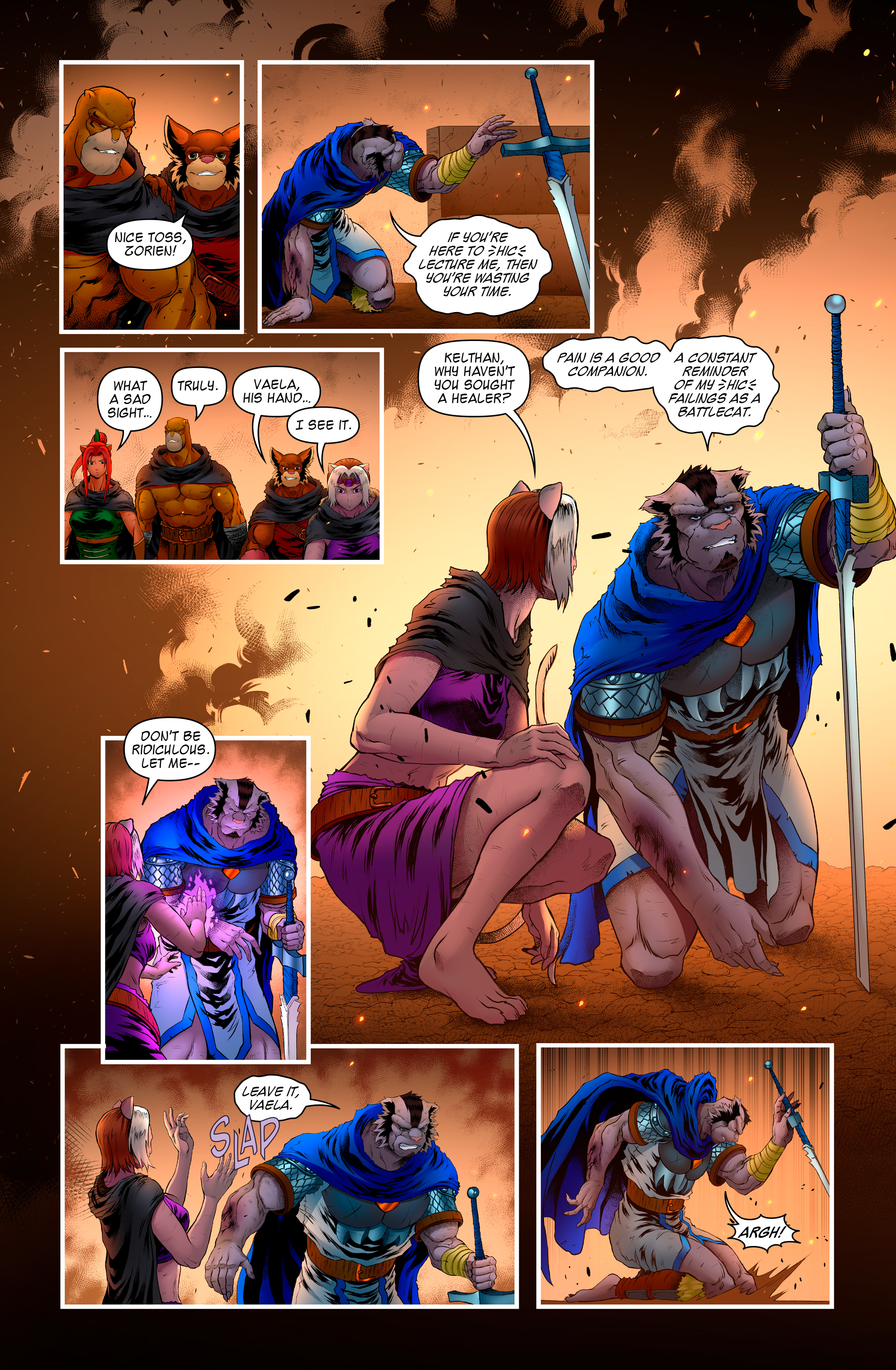 Read online Battlecats (2021) comic -  Issue #1 - 10