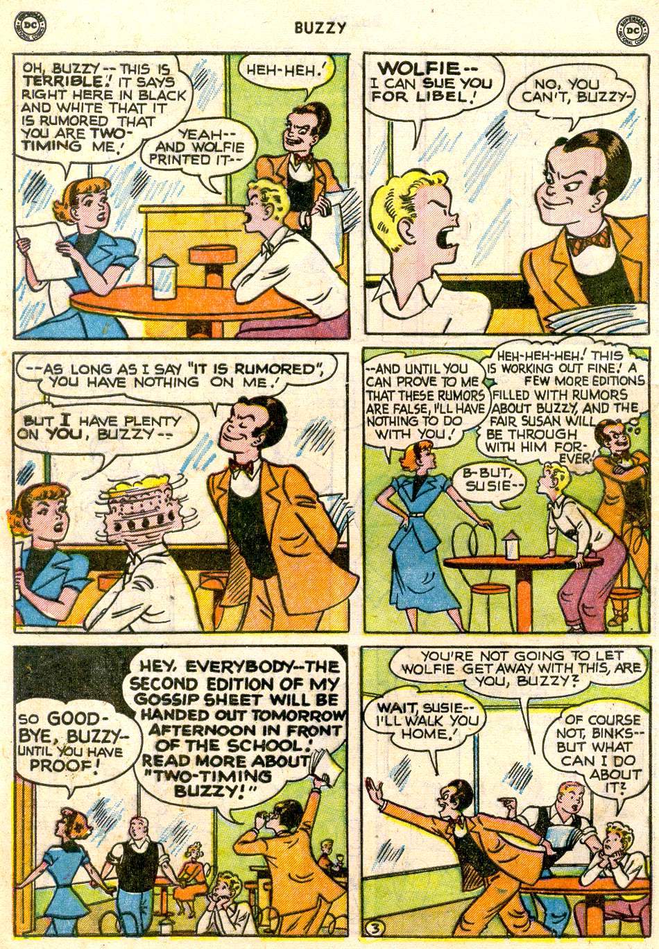 Read online Buzzy comic -  Issue #33 - 12