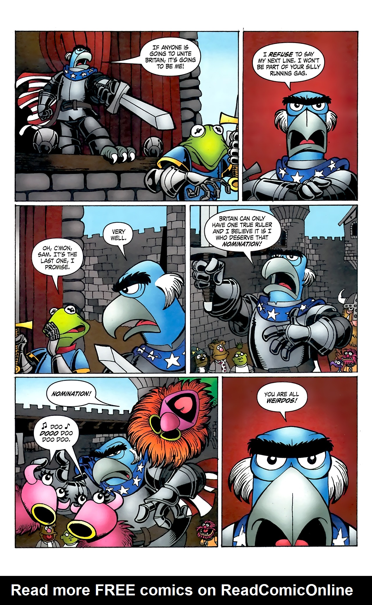 Read online Muppet King Arthur comic -  Issue #2 - 23