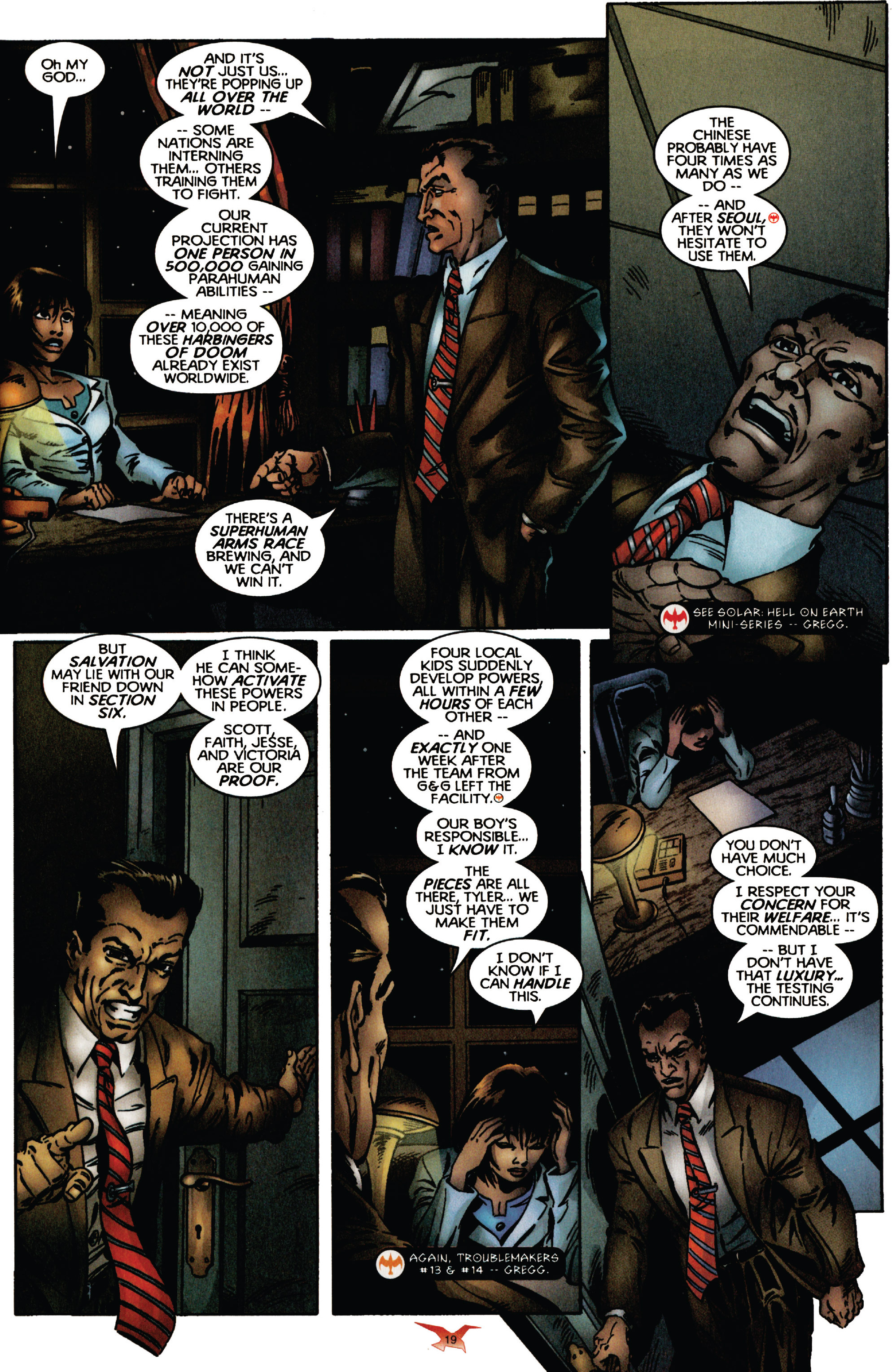 Read online Harbinger: Acts of God comic -  Issue # Full - 21