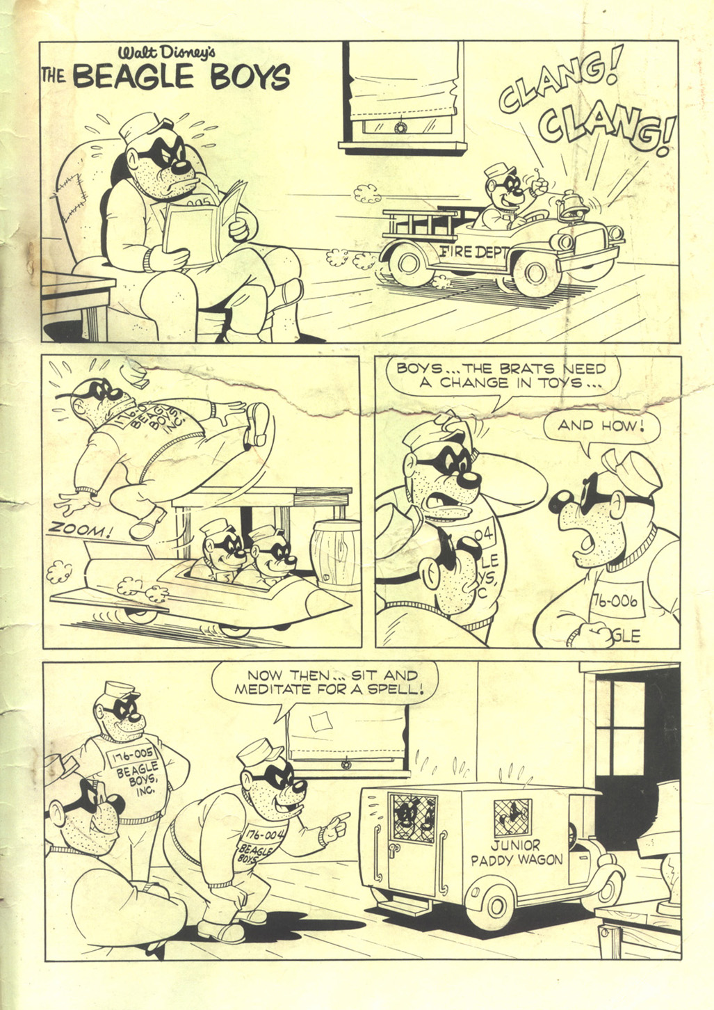 Read online Walt Disney THE BEAGLE BOYS comic -  Issue #2 - 35