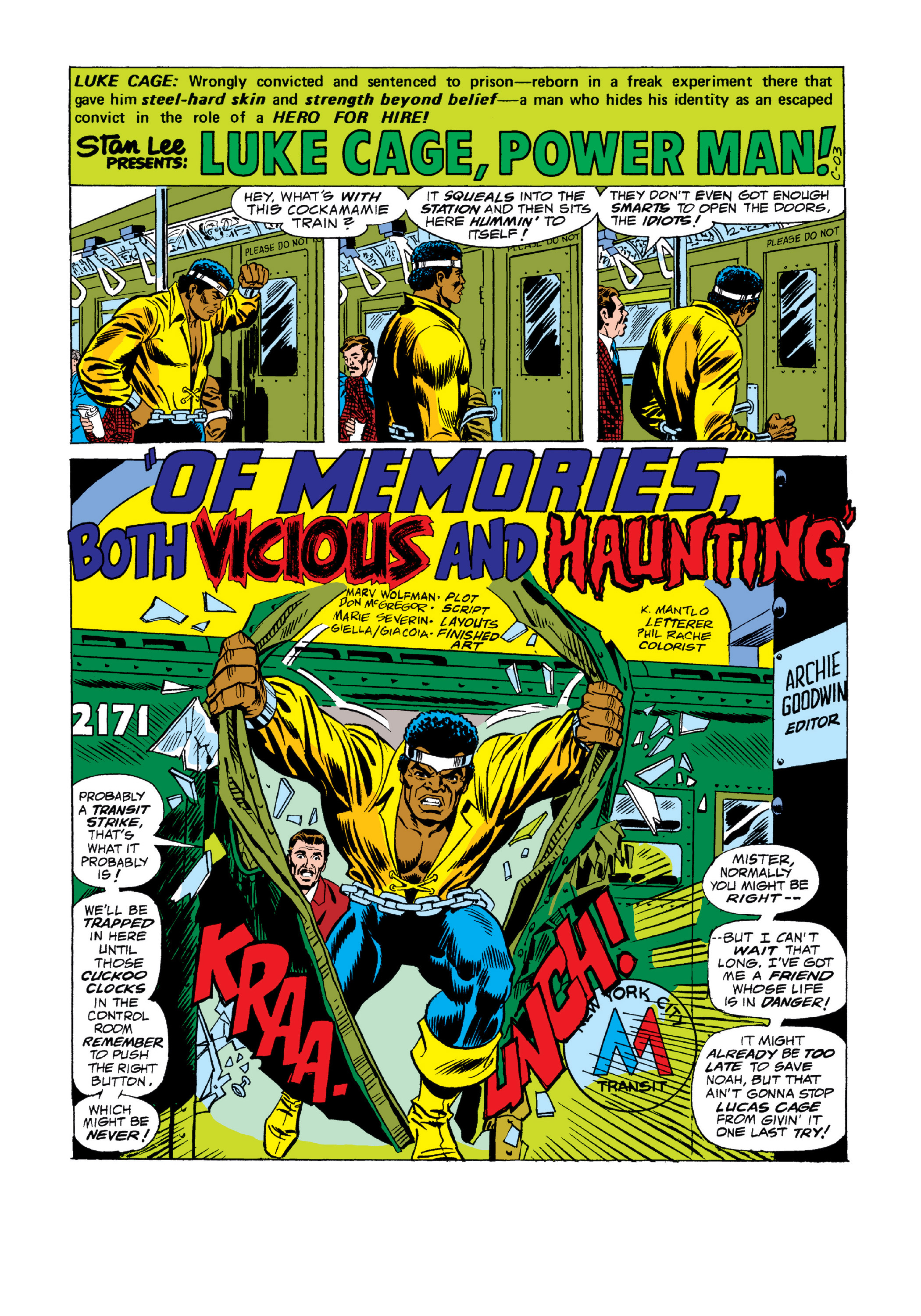 Read online Marvel Masterworks: Luke Cage, Power Man comic -  Issue # TPB 3 (Part 1) - 64
