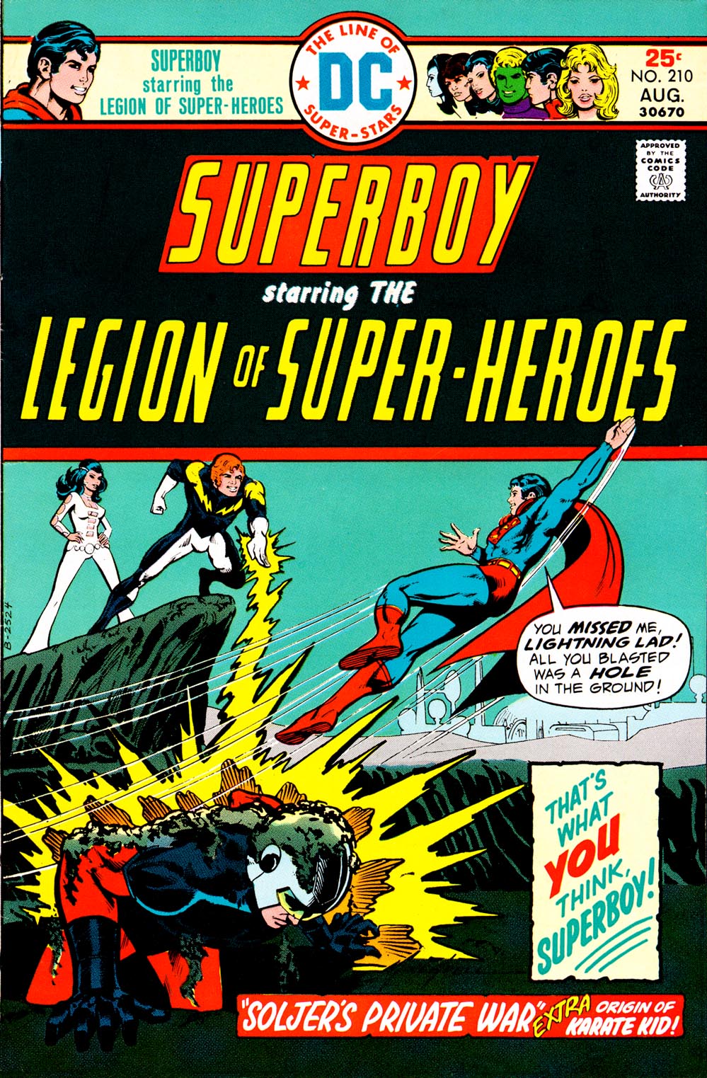 Read online Superboy (1949) comic -  Issue #210 - 1