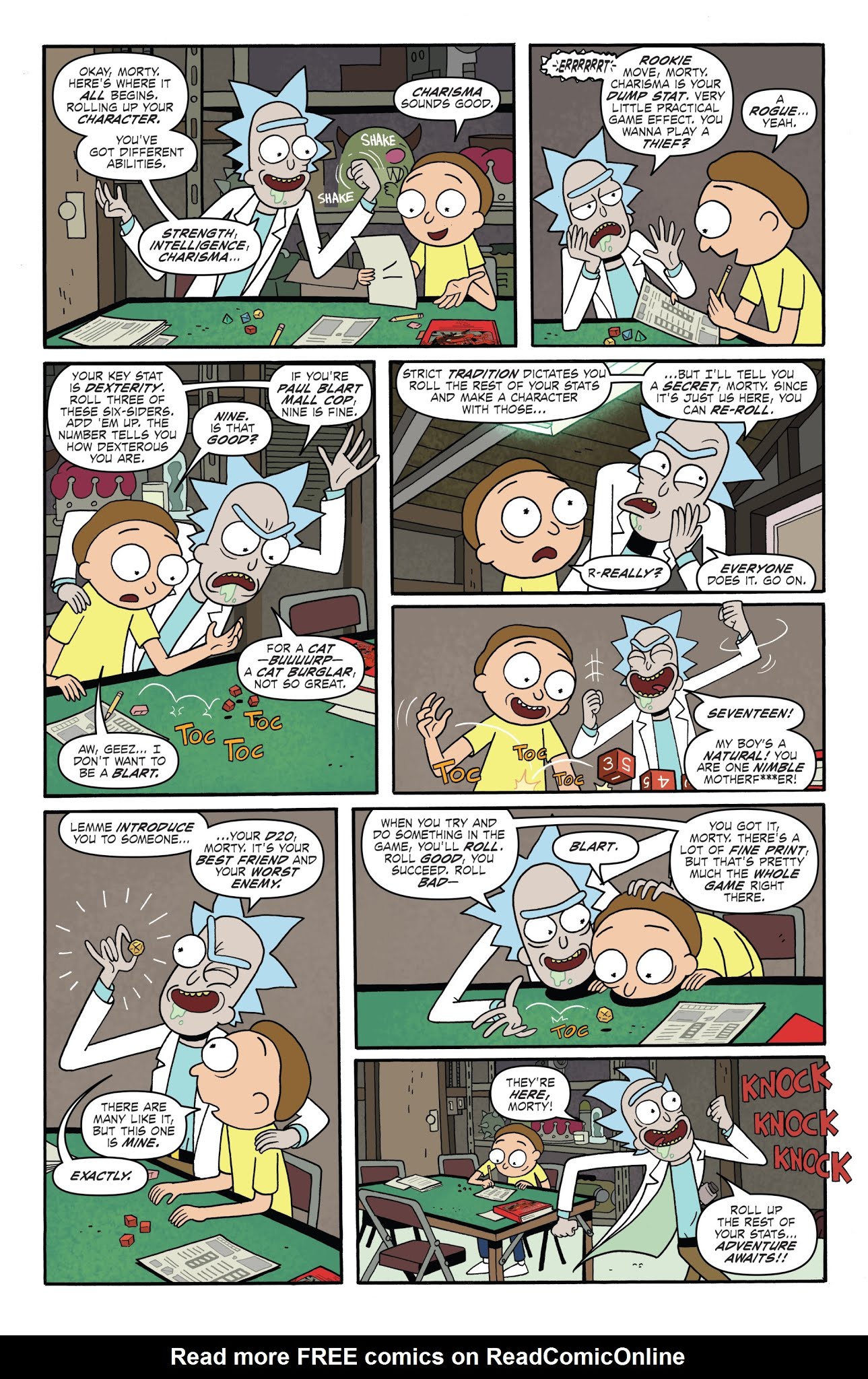 Read online Rick and Morty vs Dungeons & Dragons comic -  Issue #1 - 13