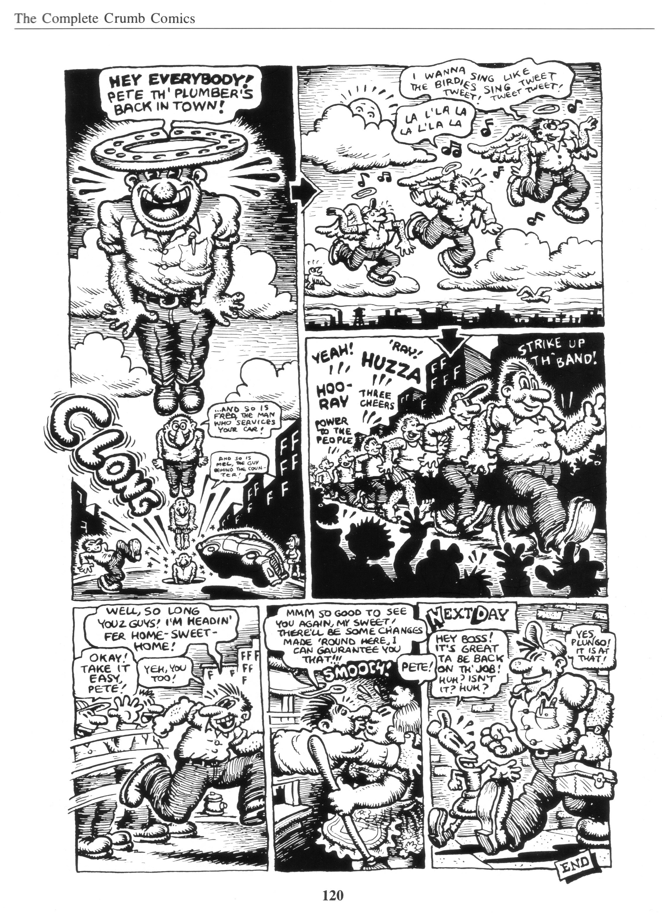 Read online The Complete Crumb Comics comic -  Issue # TPB 7 - 128