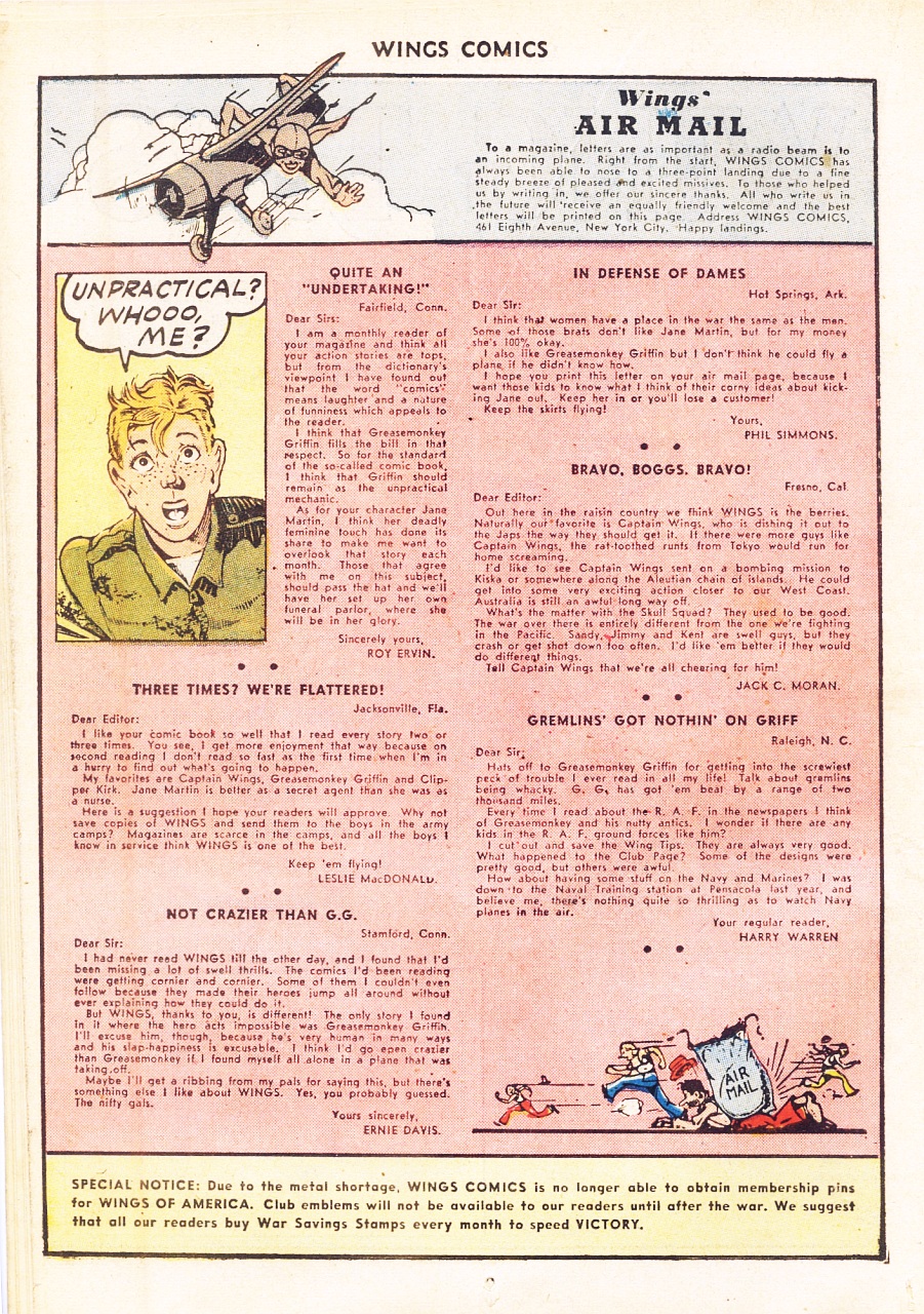 Read online Wings Comics comic -  Issue #37 - 34