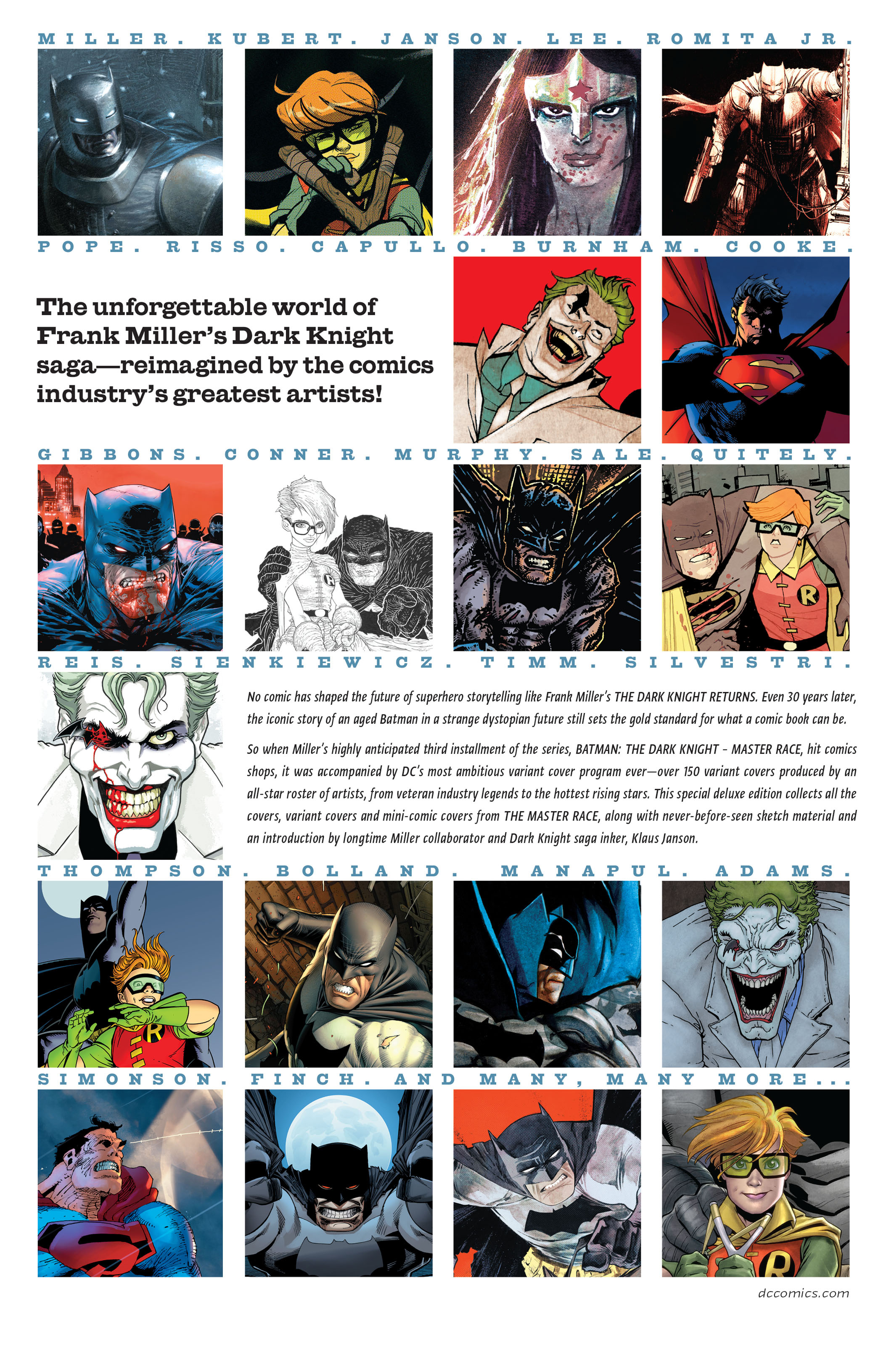 Read online Batman: The Dark Knight Master Race: The Covers Deluxe Edition comic -  Issue # TPB (Part 2) - 71