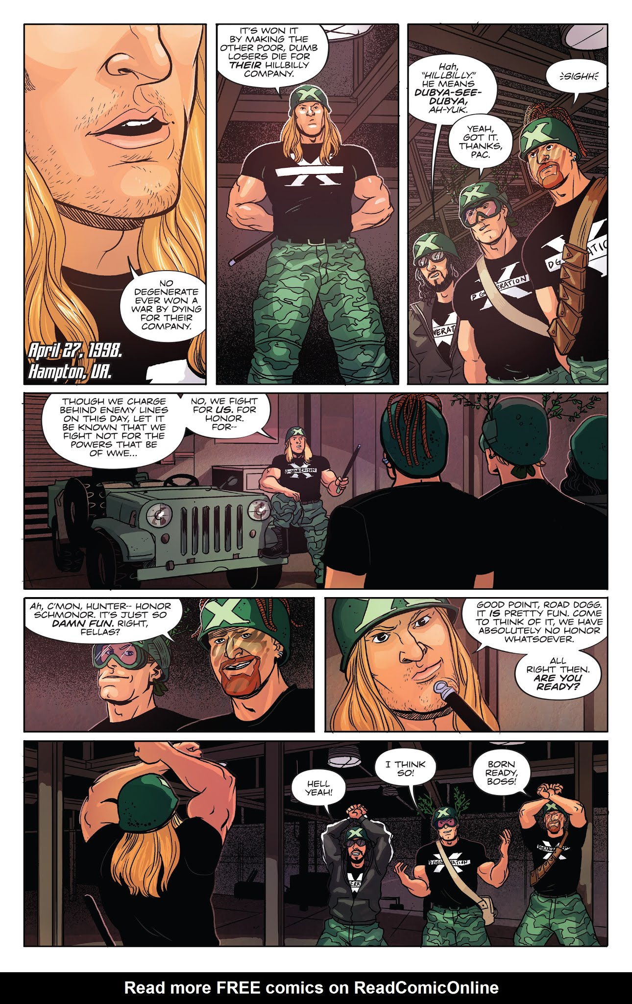 Read online WWE Attitude Era 2018 Special comic -  Issue # Full - 33