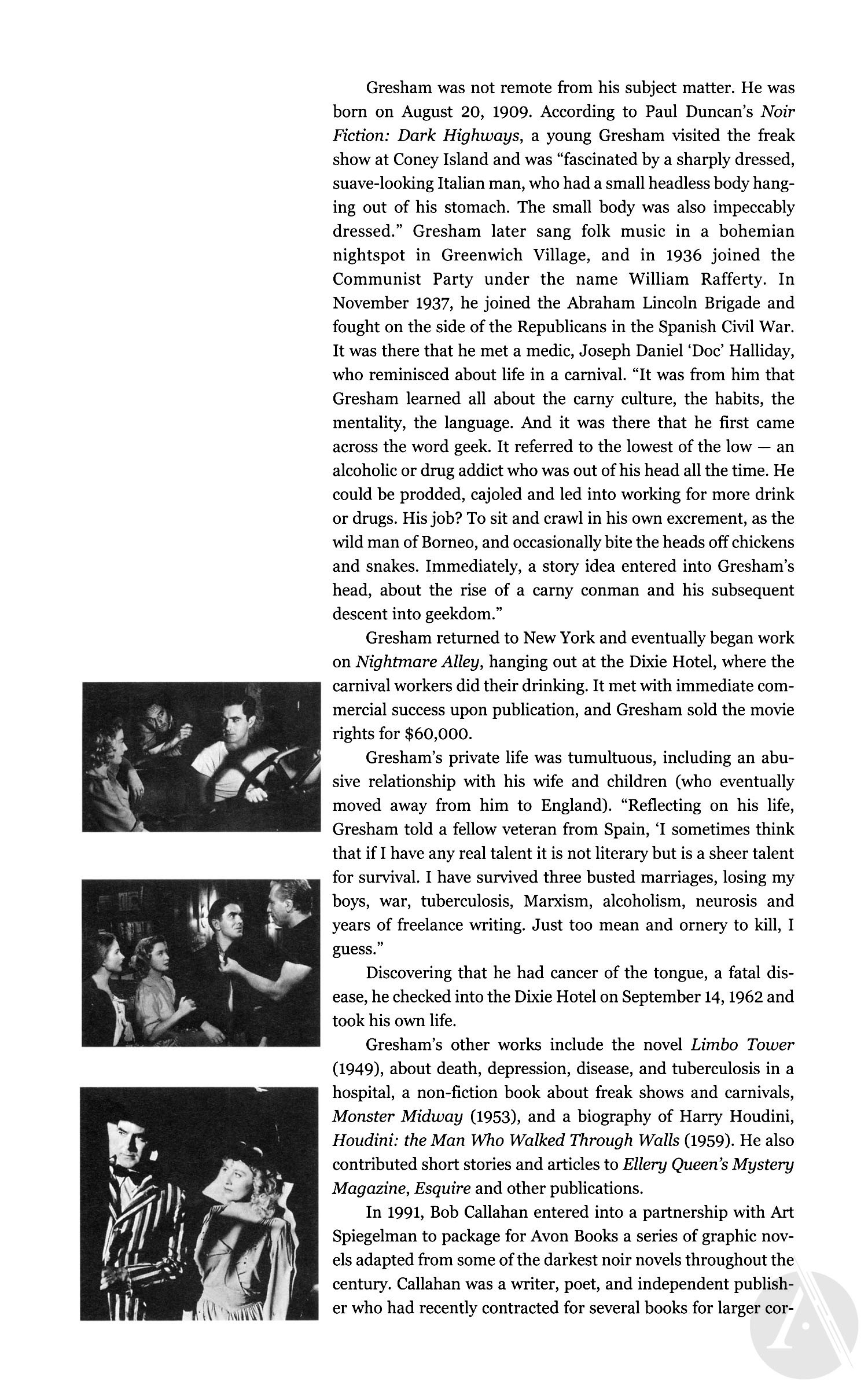 Read online Nightmare Alley comic -  Issue # TPB - 6