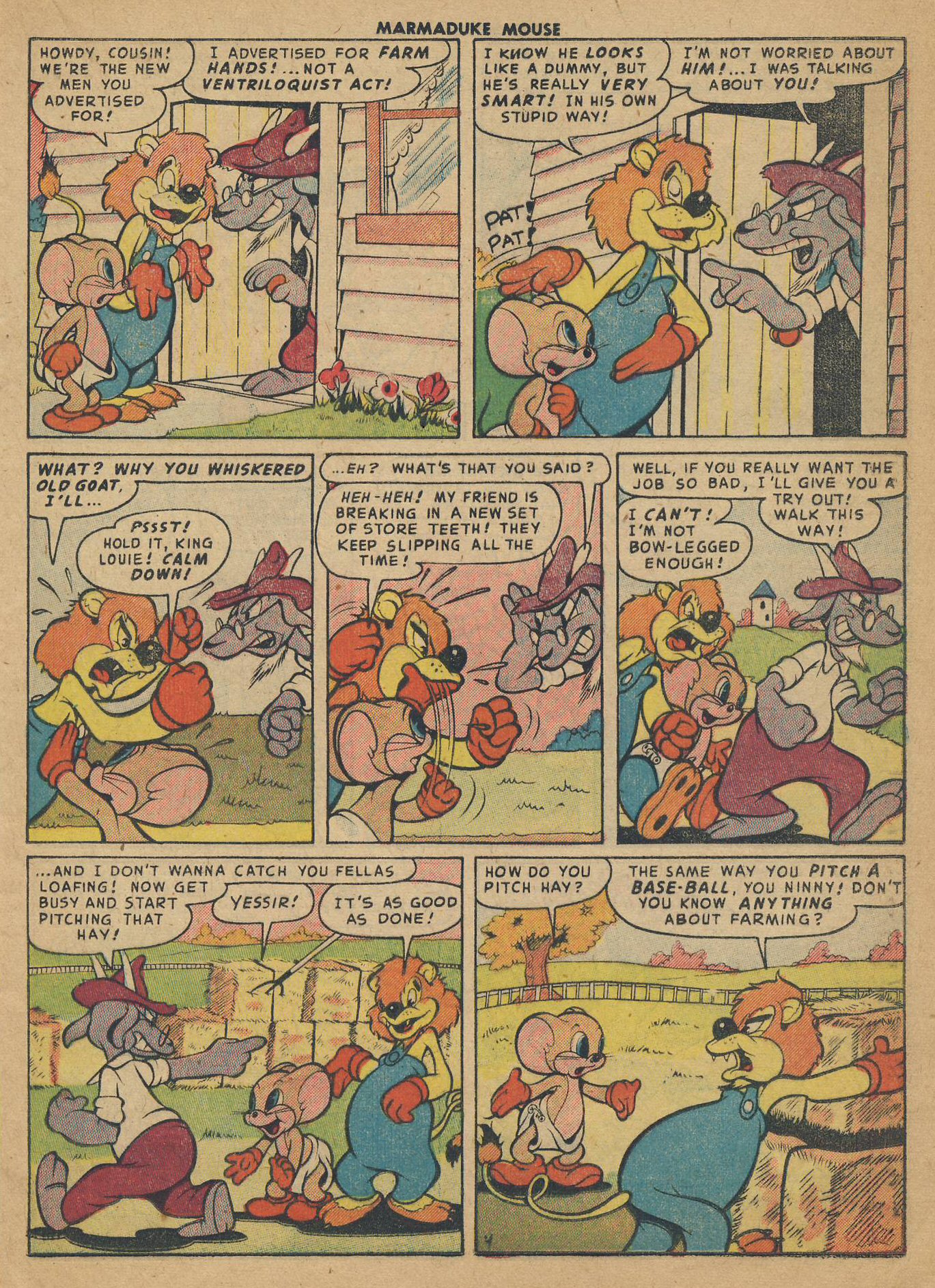Read online Marmaduke Mouse comic -  Issue #54 - 21