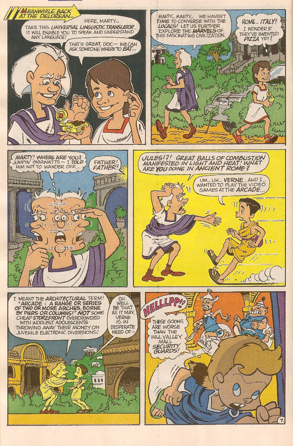 Read online Back to the Future (1991) comic -  Issue #3 - 9