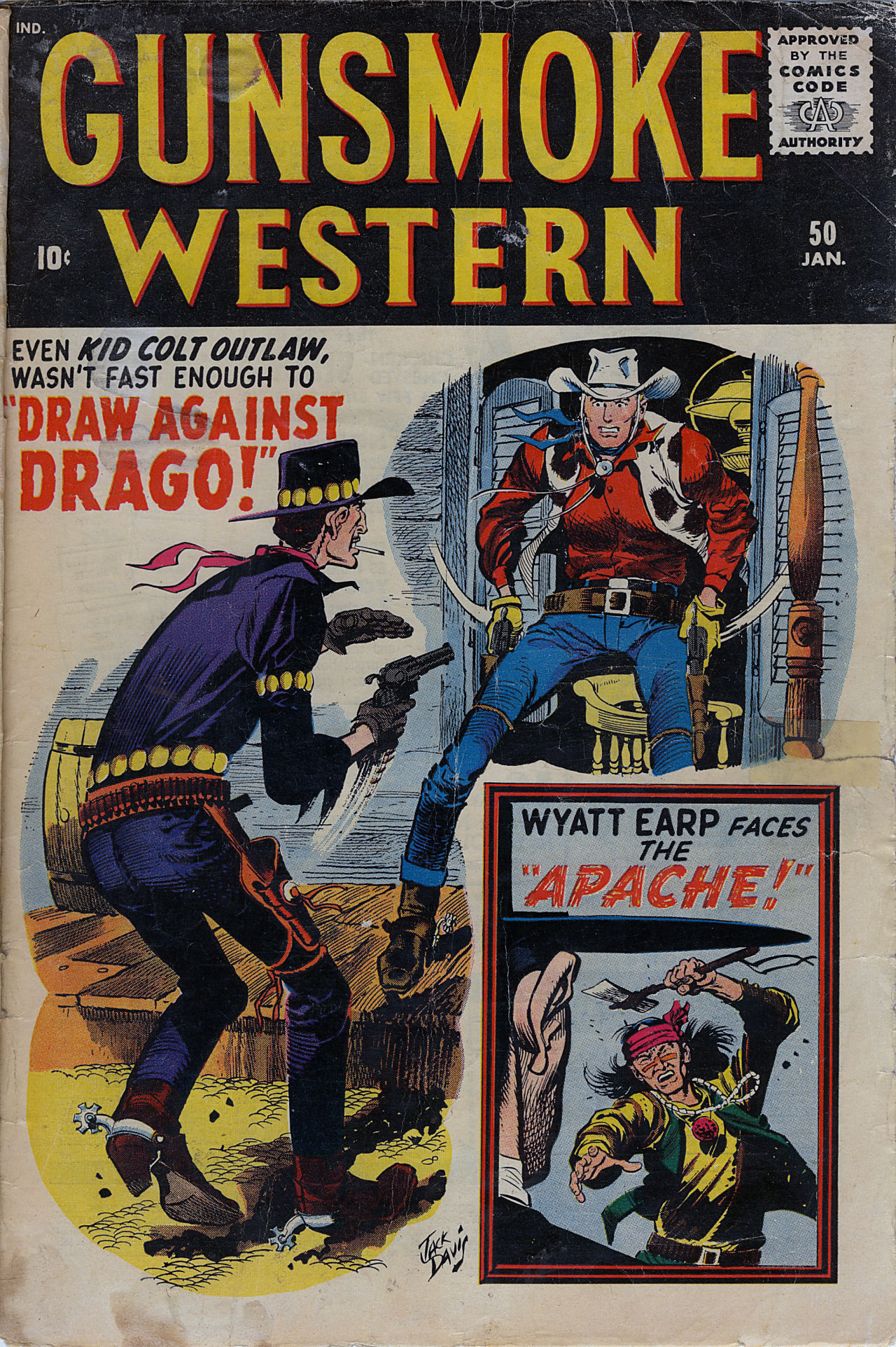 Read online Gunsmoke Western comic -  Issue #50 - 1