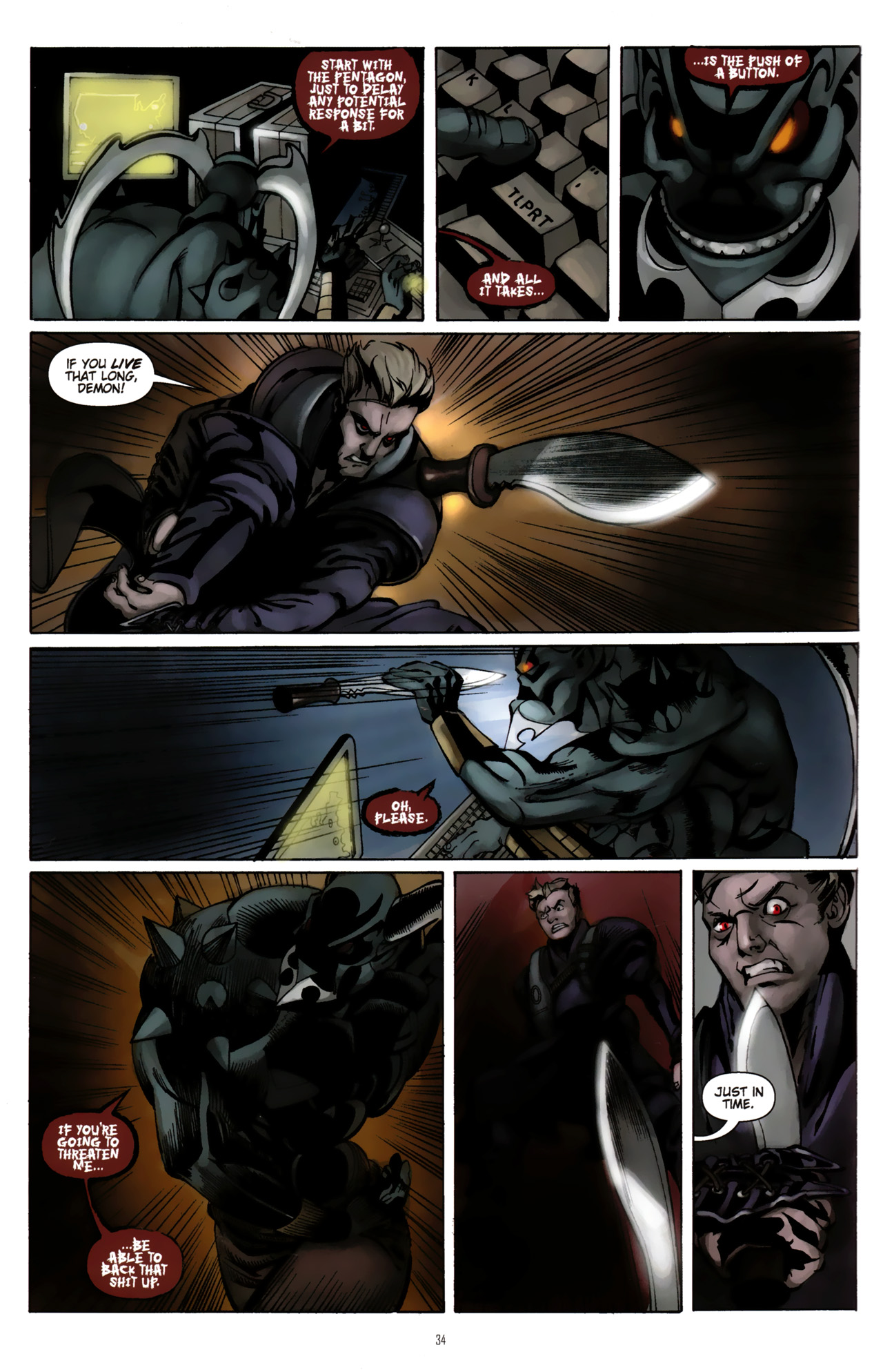 Read online CVO : Covert Vampiric Operations -- 100-Page Spectacular comic -  Issue # TPB - 36