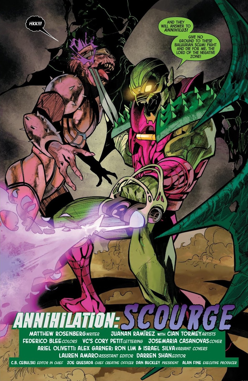 Read online Annihilation-Scourge Alpha comic -  Issue # Full - 5