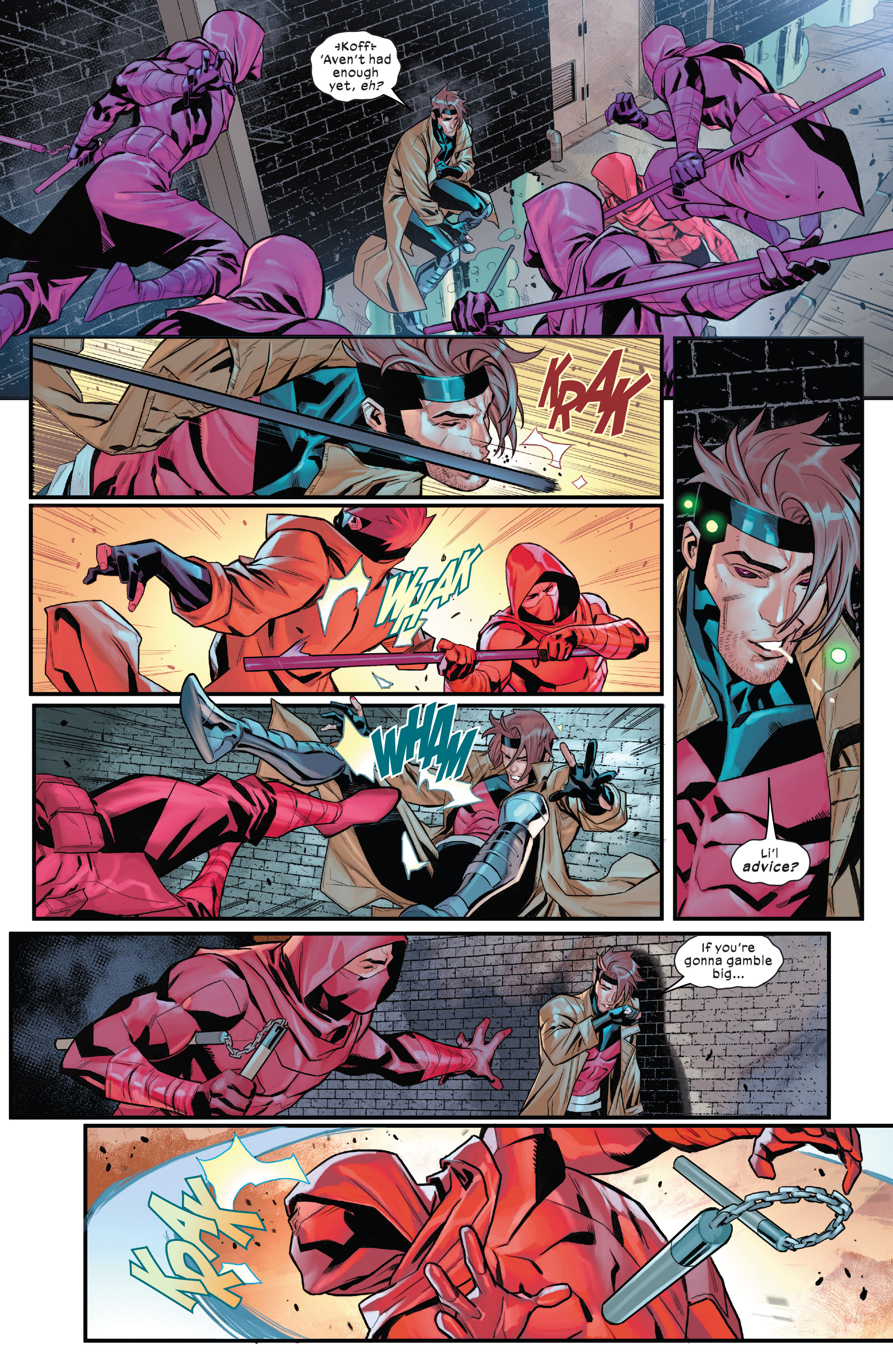 Read online Rogue & Gambit (2023) comic -  Issue #1 - 4