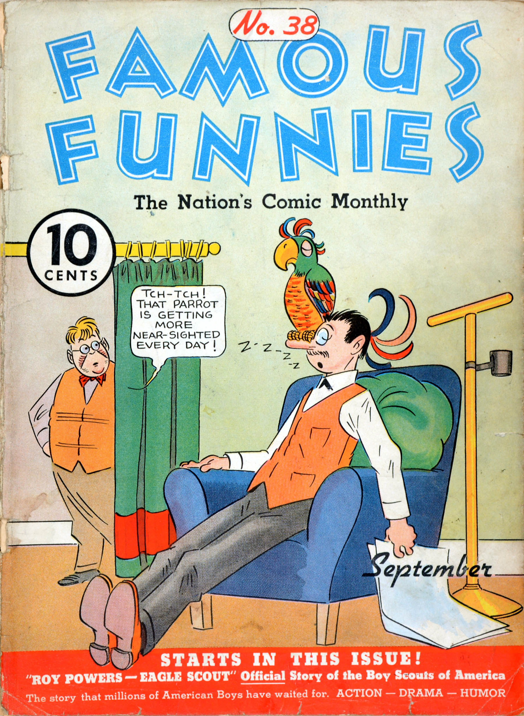 Read online Famous Funnies comic -  Issue #38 - 1