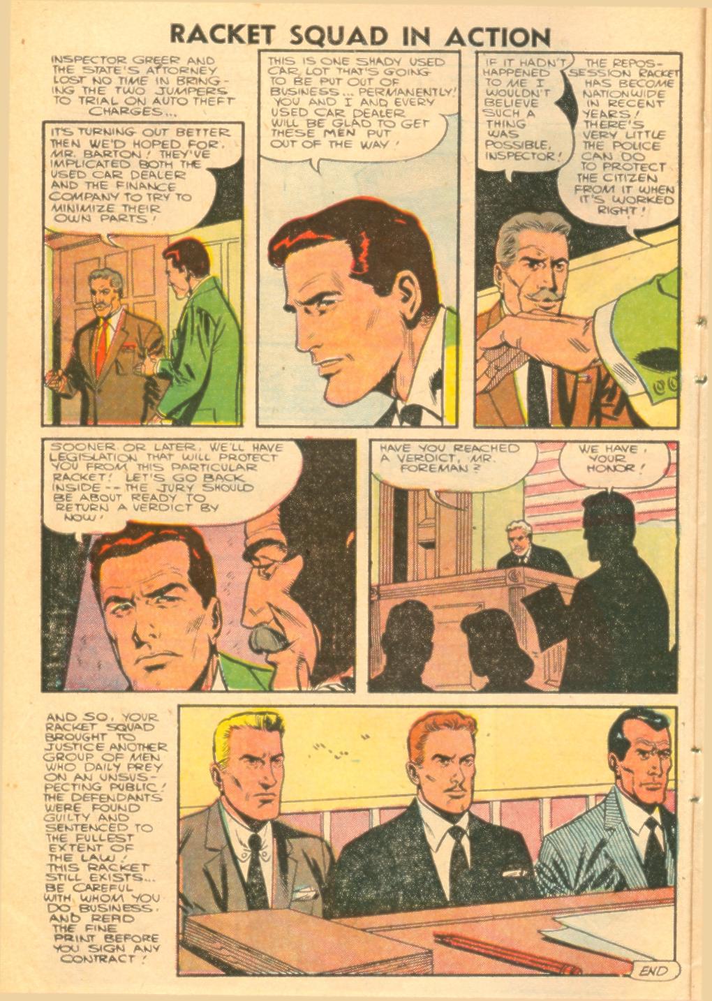 Read online Racket Squad in Action comic -  Issue #21 - 10