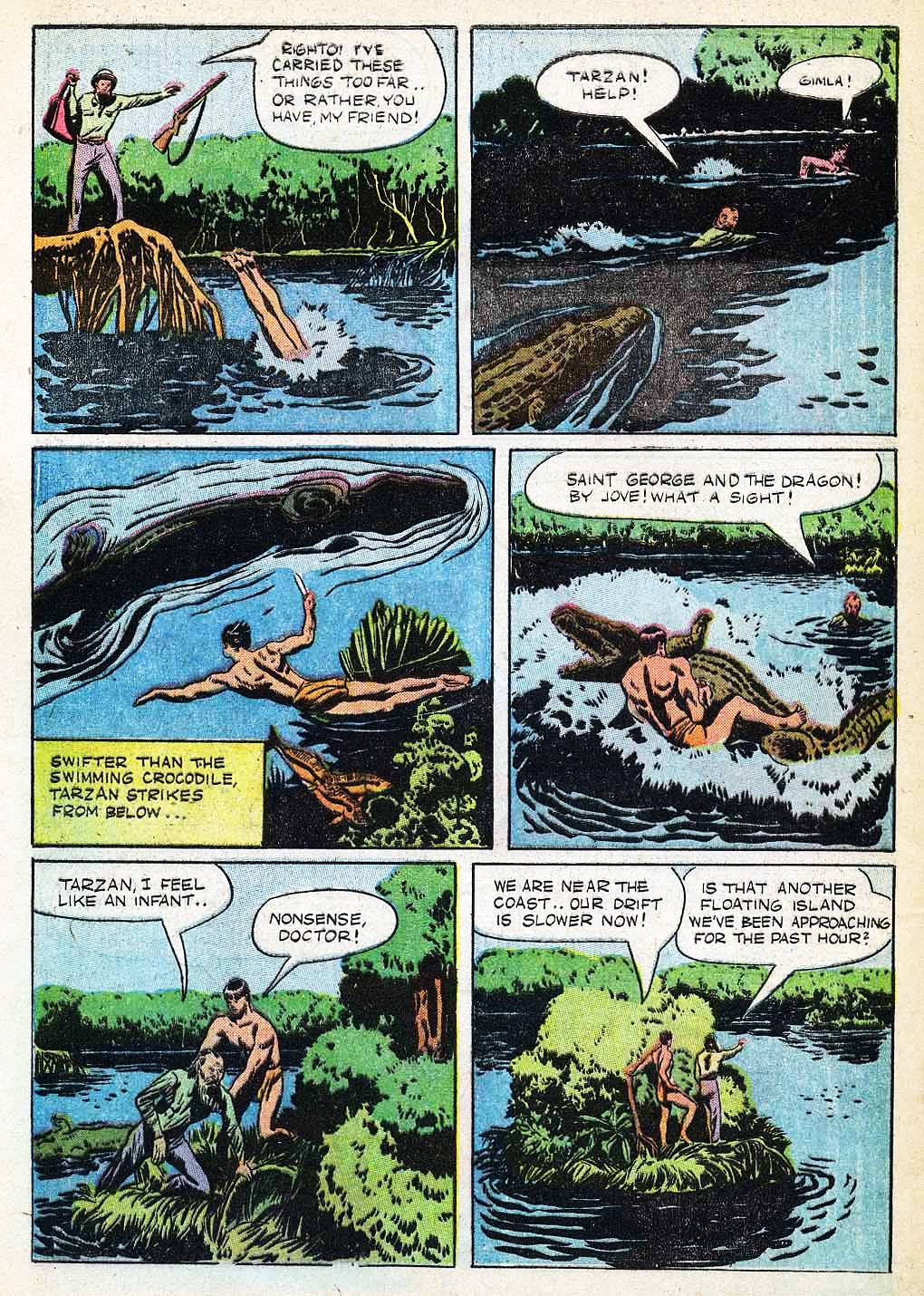 Read online Tarzan (1948) comic -  Issue #2 - 32