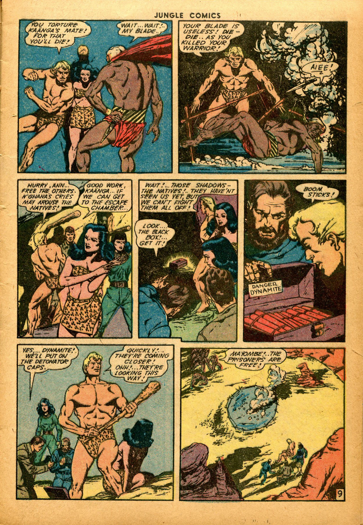 Read online Jungle Comics comic -  Issue #57 - 11