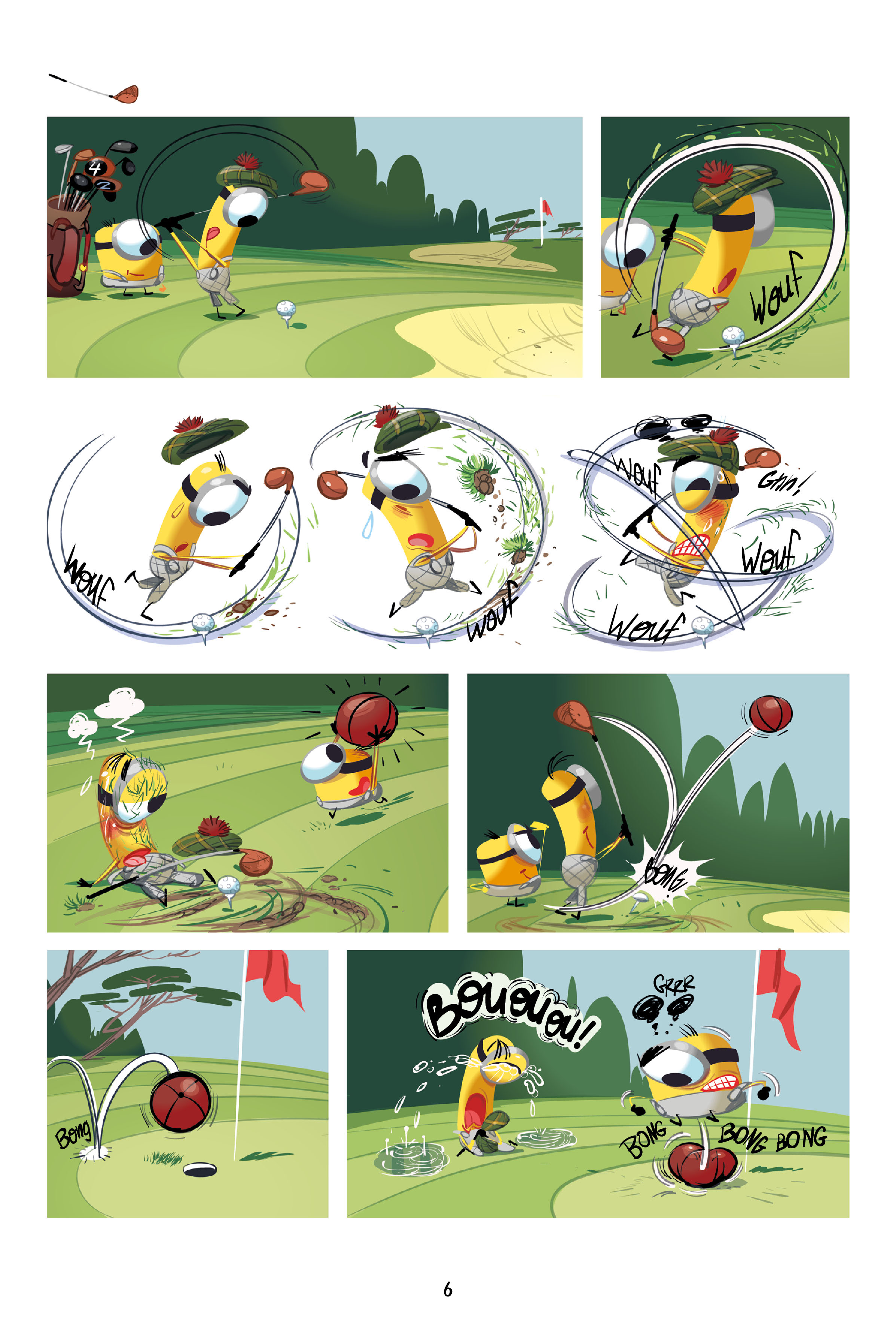 Read online Minions: Super Banana Games! comic -  Issue # Full - 8