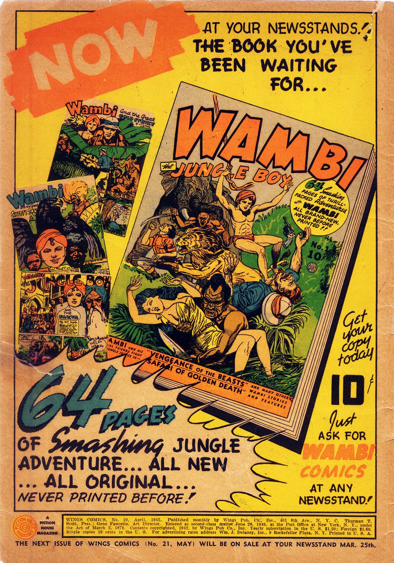 Read online Wings Comics comic -  Issue #20 - 2