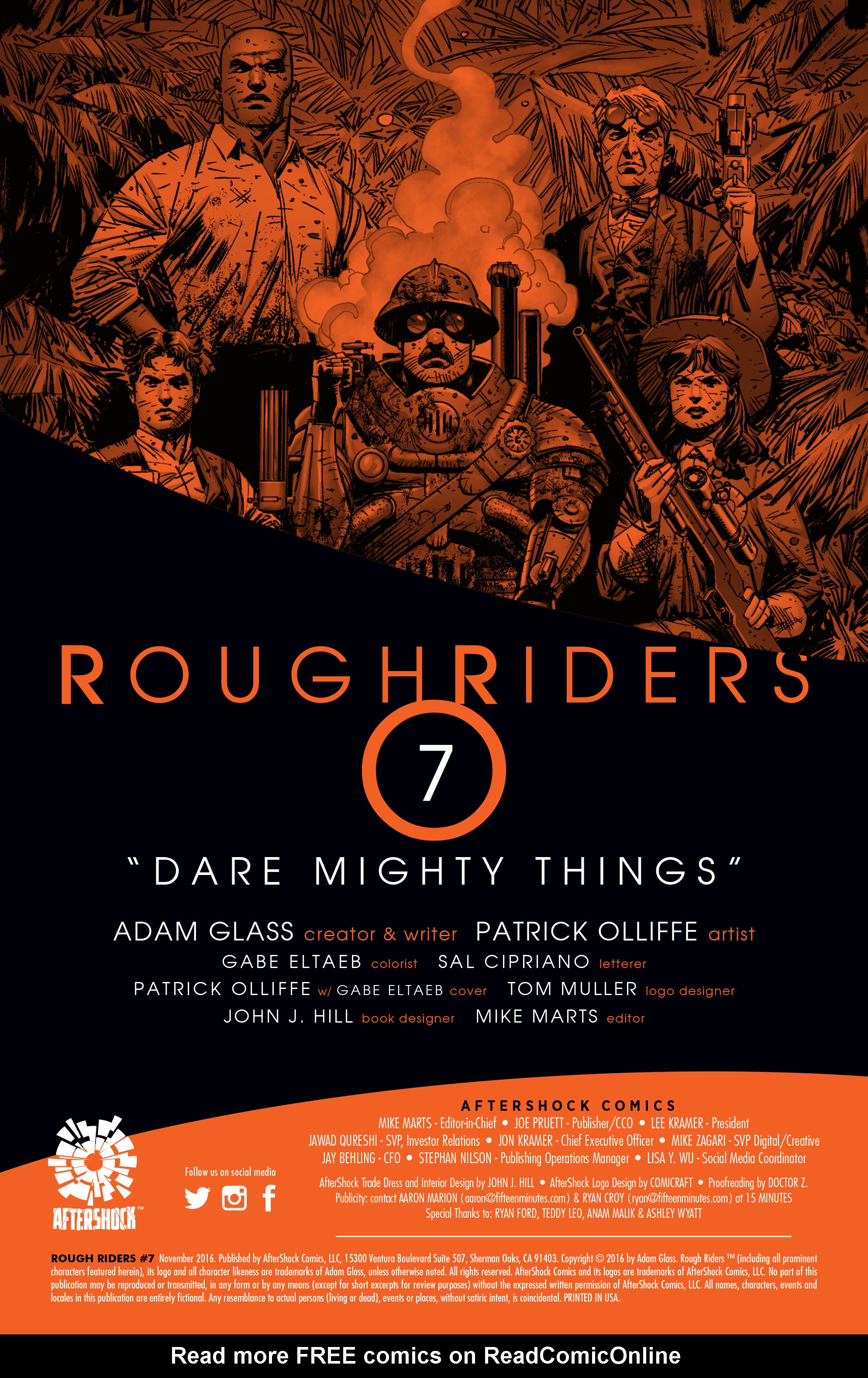 Read online Rough Riders comic -  Issue #7 - 2