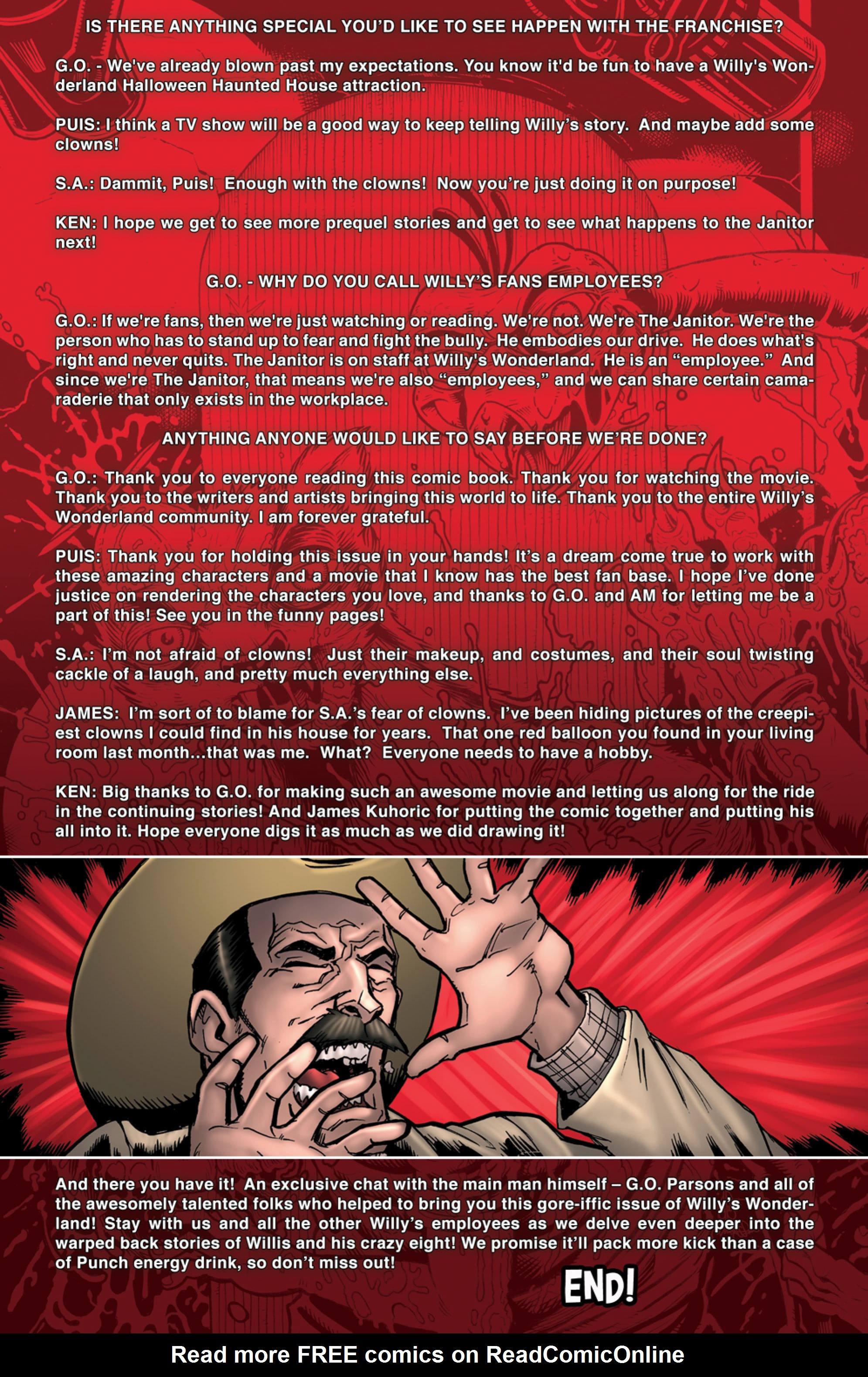Read online Willy's Wonderland comic -  Issue #1 - 28