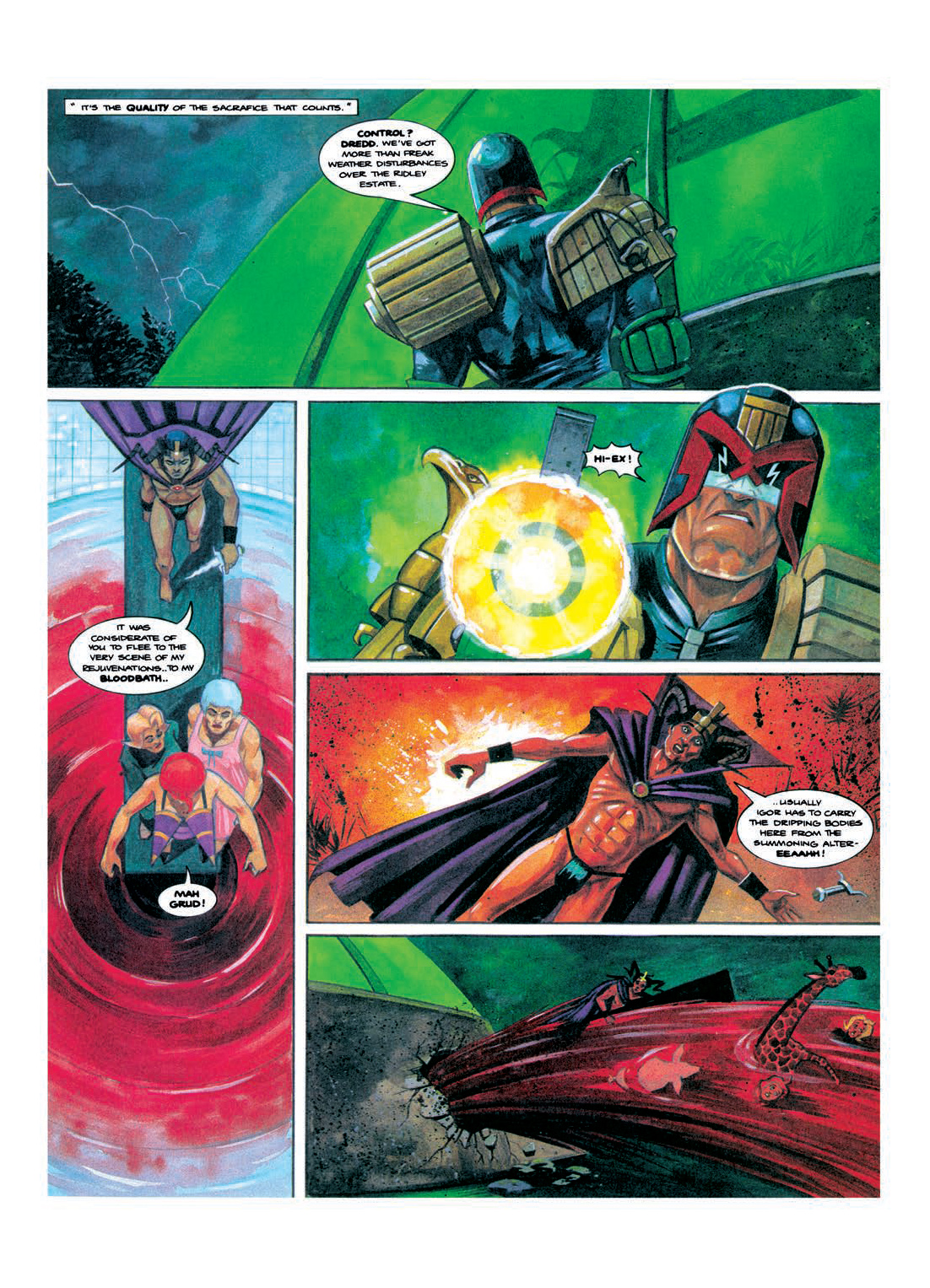 Read online Judge Dredd: The Restricted Files comic -  Issue # TPB 4 - 129