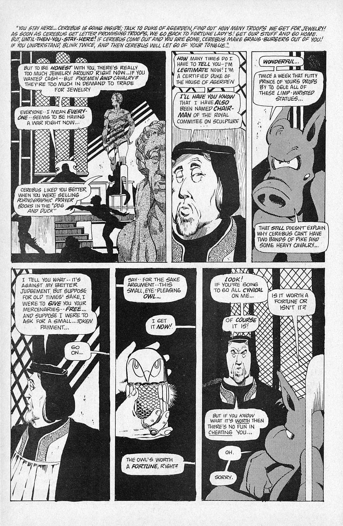 Read online Cerebus comic -  Issue #19 - 10