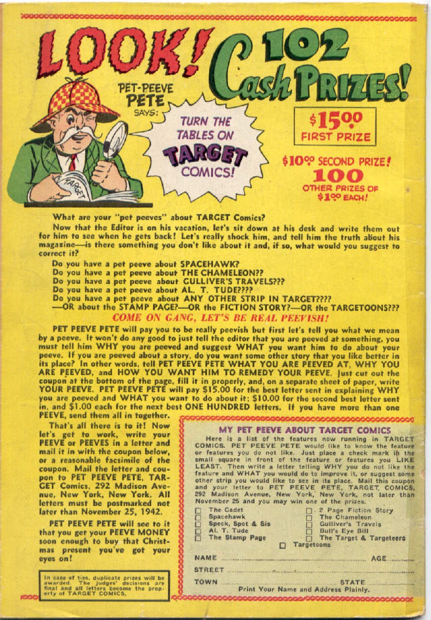 Read online Target Comics comic -  Issue #35 - 68