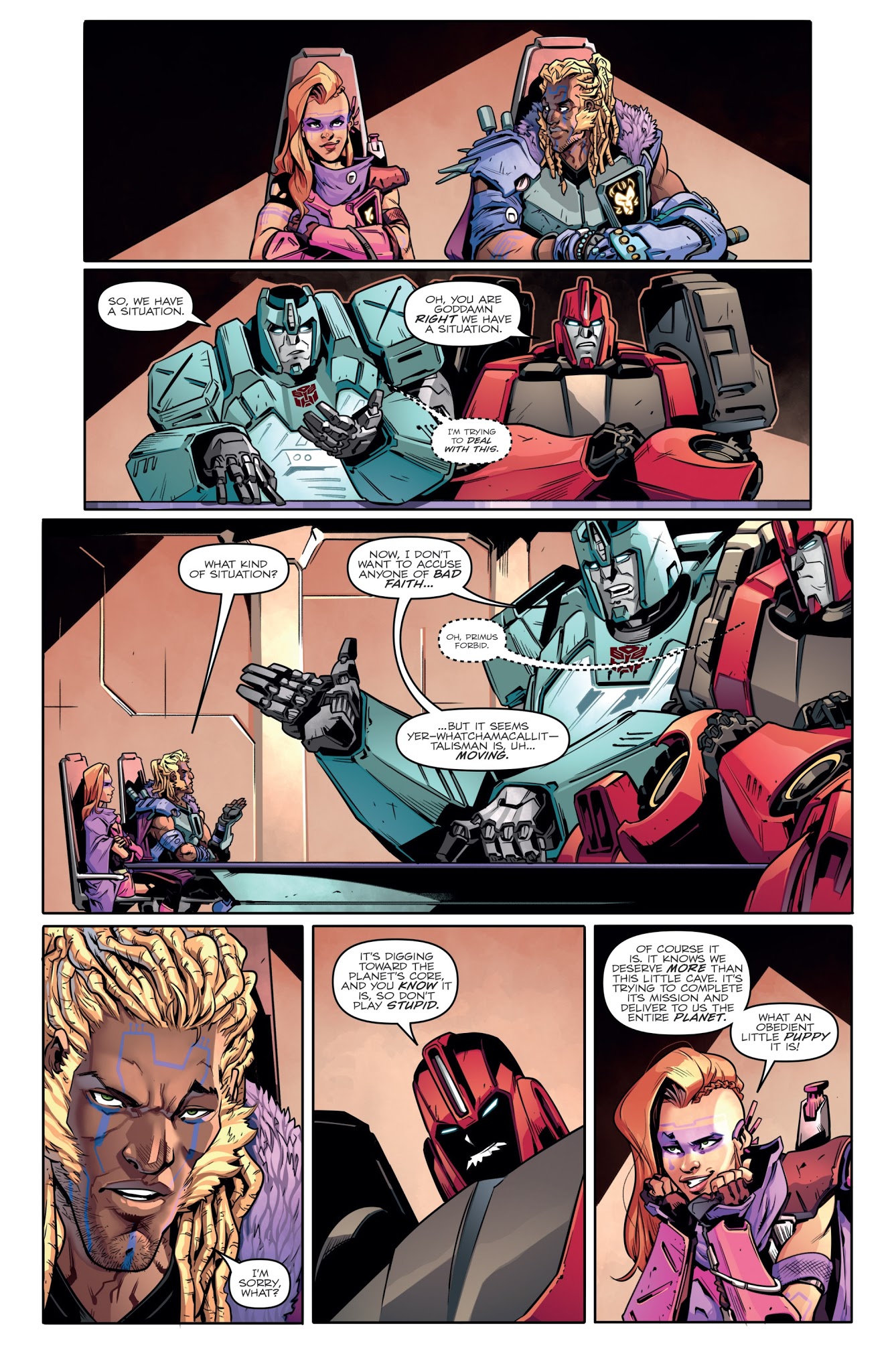 Read online Transformers vs. Visionaries comic -  Issue #1 - 21