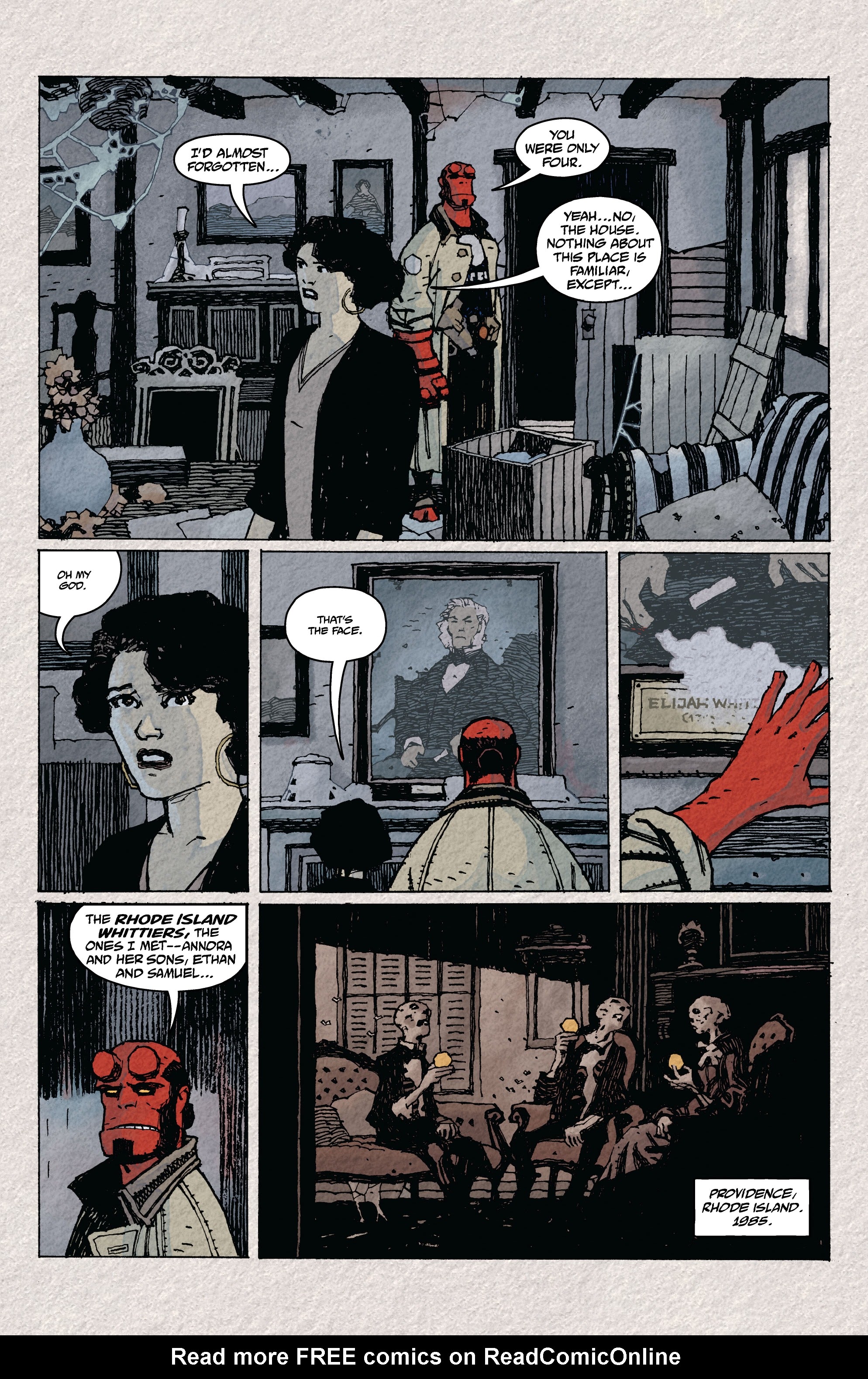 Read online Hellboy and the B.P.R.D.: Old Man Whittier comic -  Issue # Full - 5