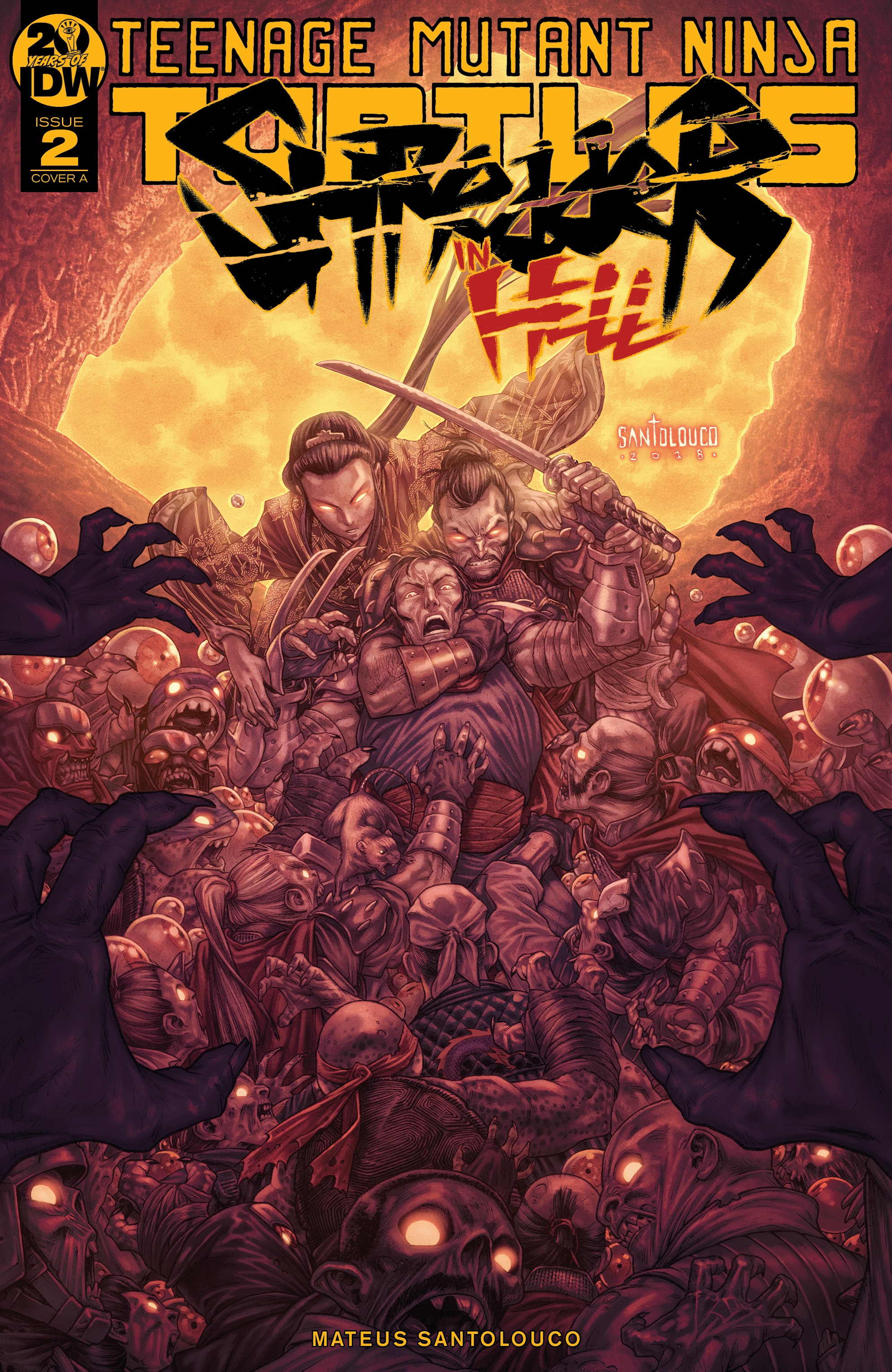 Read online Teenage Mutant Ninja Turtles: Shredder in Hell comic -  Issue #2 - 1