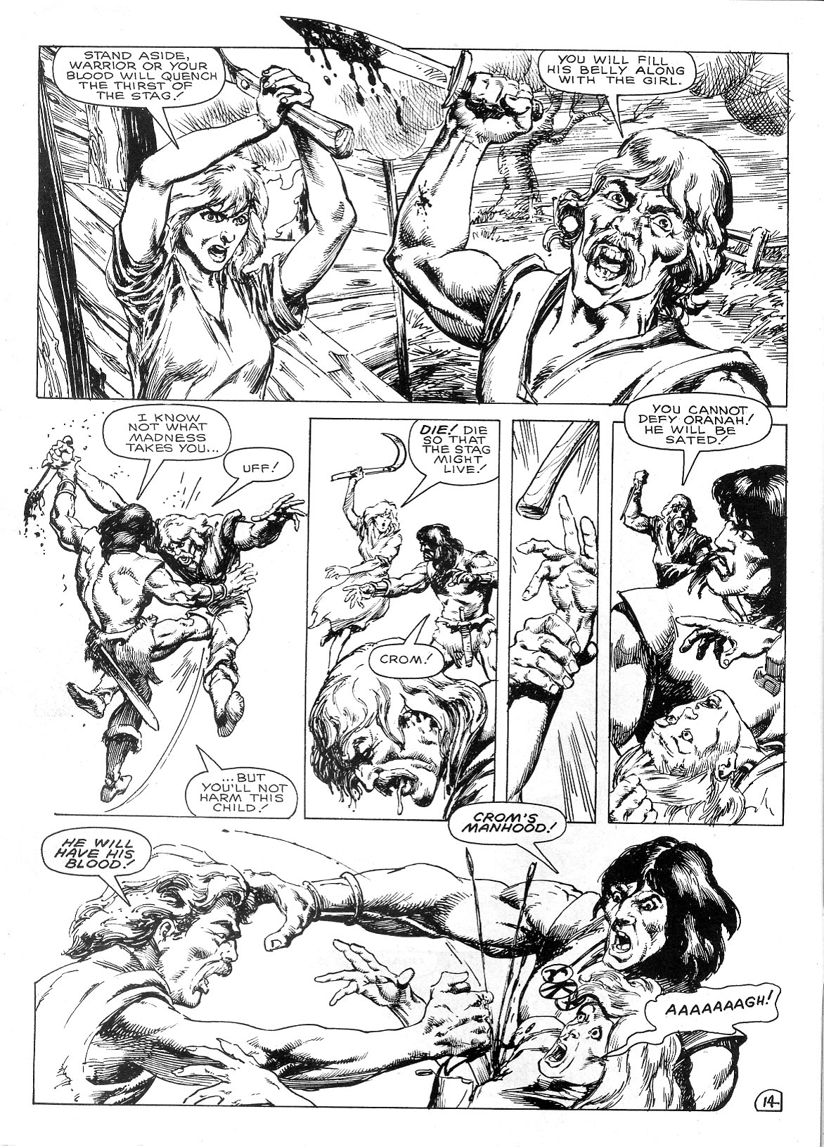 Read online The Savage Sword Of Conan comic -  Issue #145 - 20