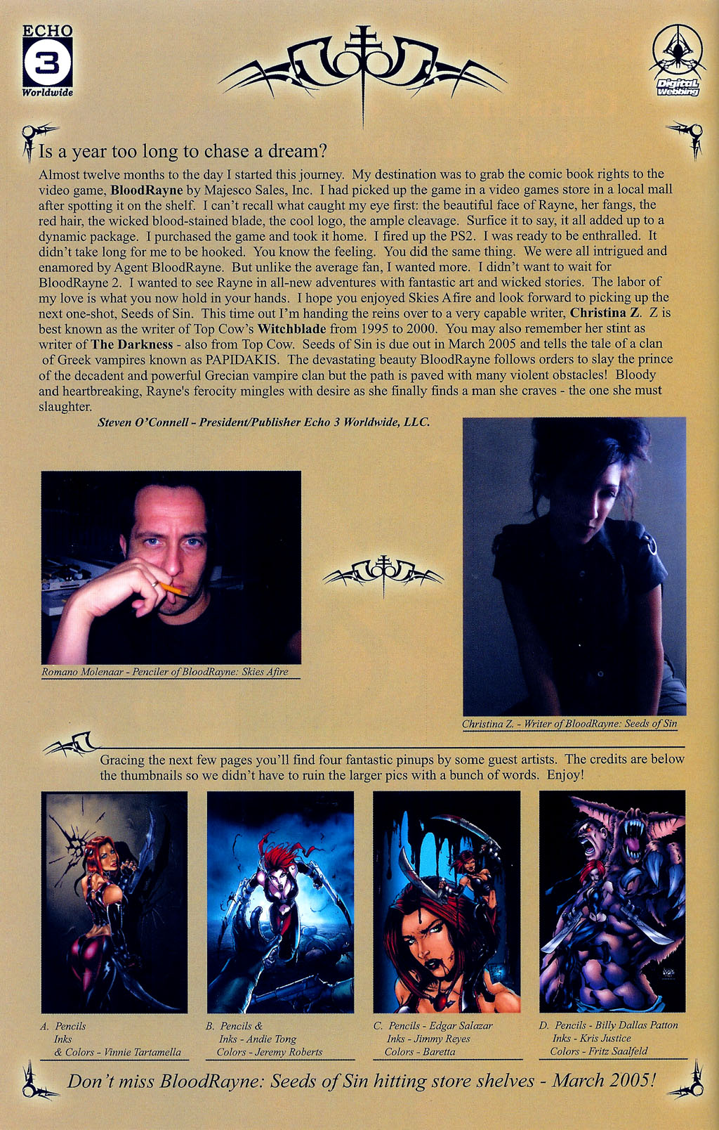 Read online BloodRayne: Skies Afire comic -  Issue # _Preview - 29