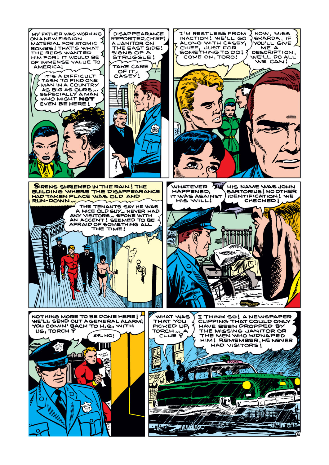 Read online The Human Torch (1940) comic -  Issue #37 - 9