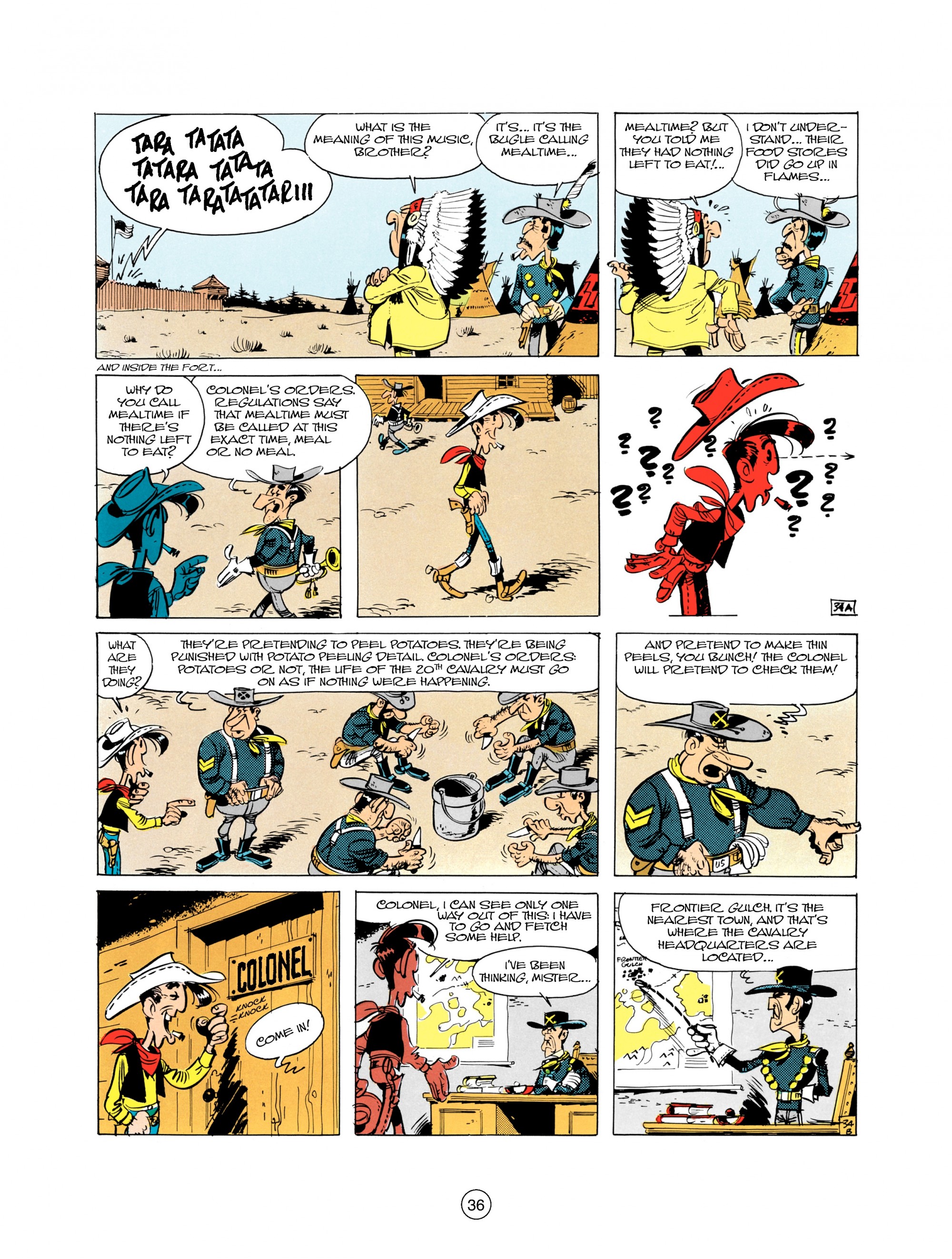 Read online A Lucky Luke Adventure comic -  Issue #21 - 36