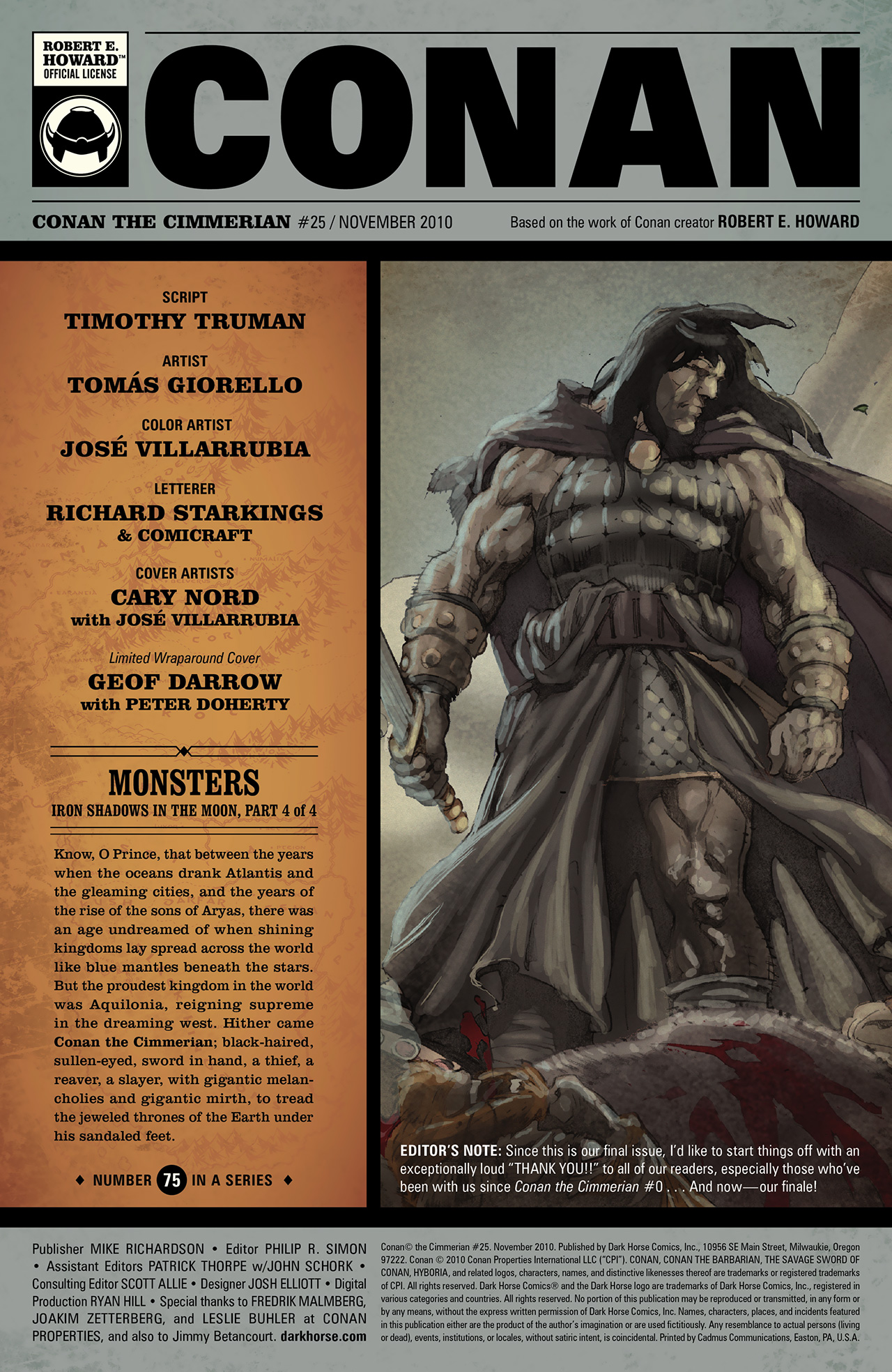 Read online Conan The Cimmerian comic -  Issue #25 - 3