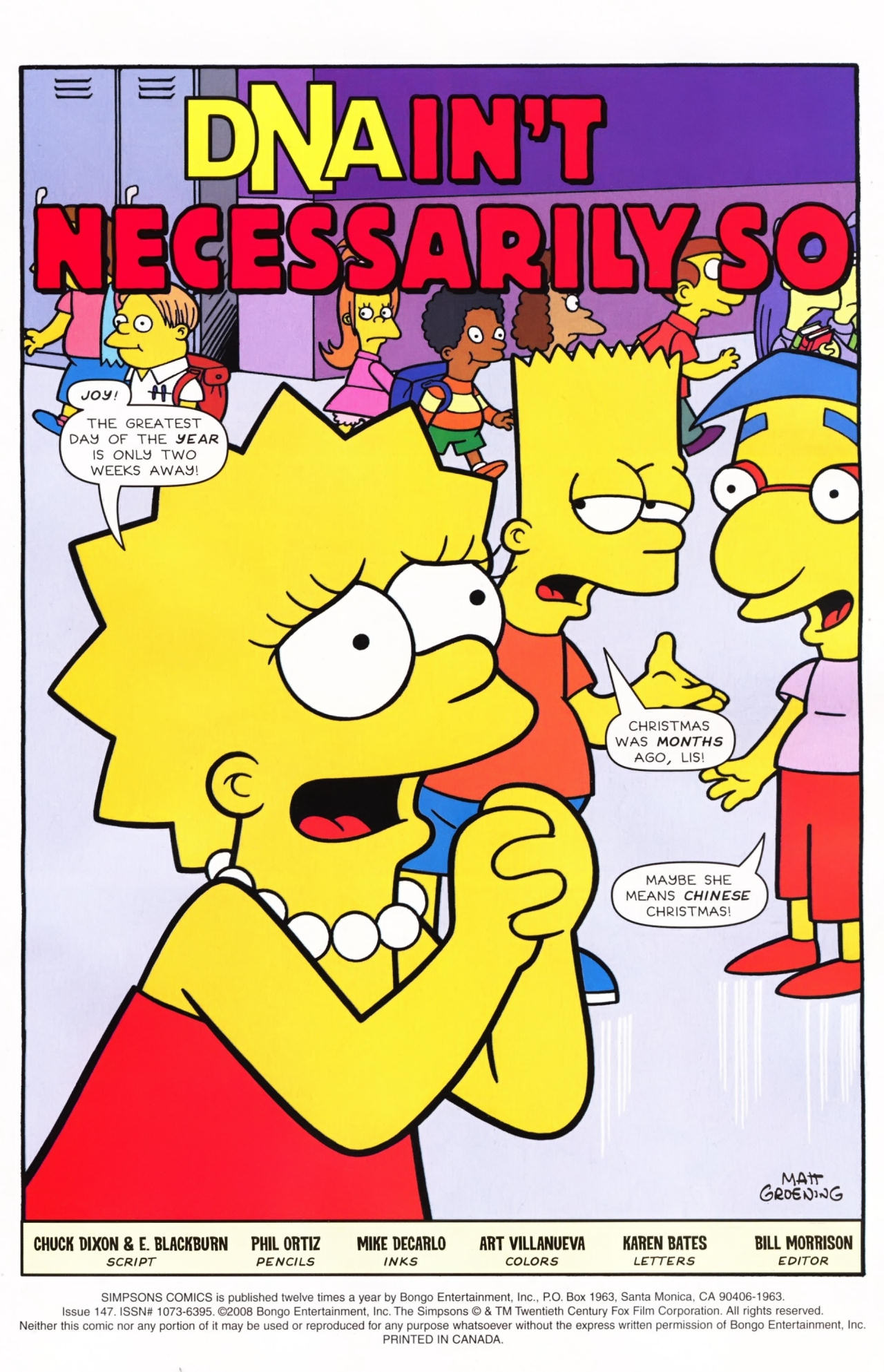 Read online Simpsons Comics comic -  Issue #147 - 2