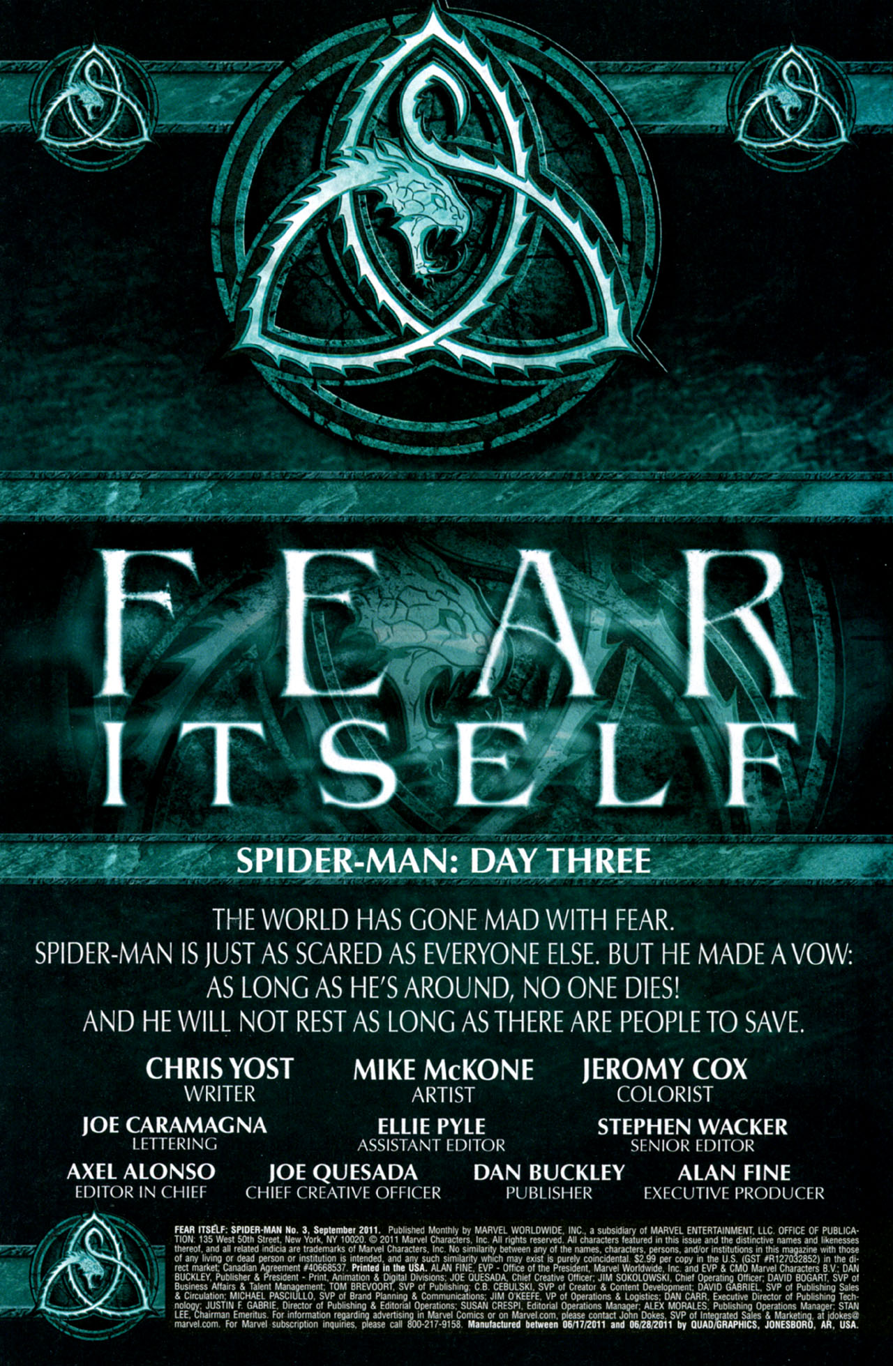 Read online Fear Itself: Spider-Man comic -  Issue #3 - 2