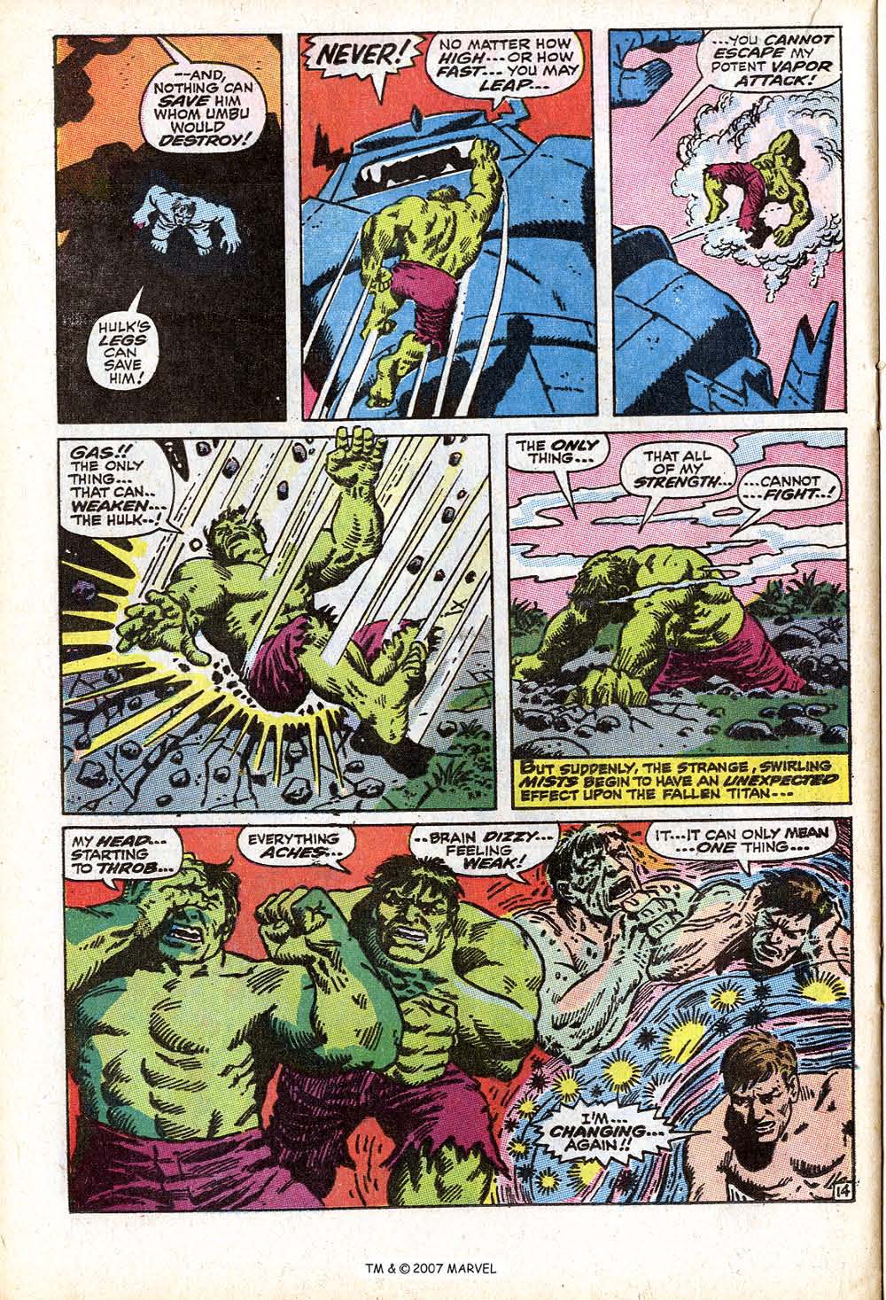 Read online The Incredible Hulk (1968) comic -  Issue #110 - 20