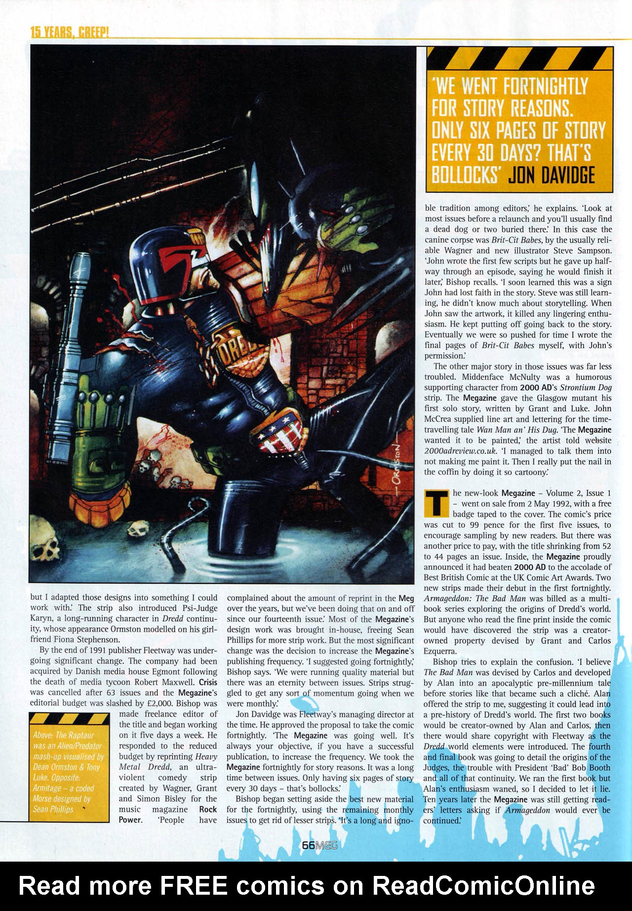 Read online Judge Dredd Megazine (Vol. 5) comic -  Issue #237 - 68