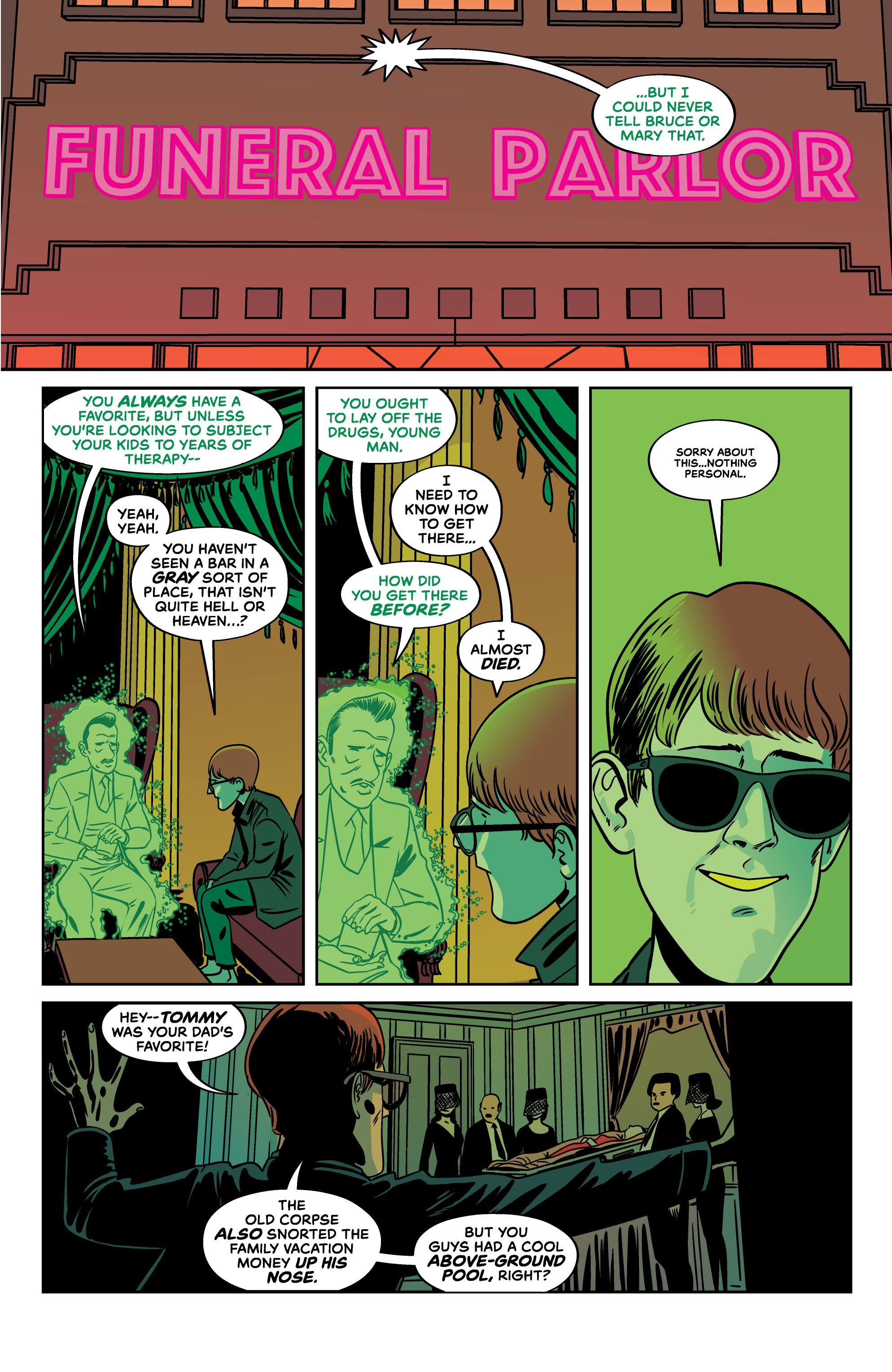 Read online Tales from the Umbrella Academy: You Look Like Death comic -  Issue #1 - 21