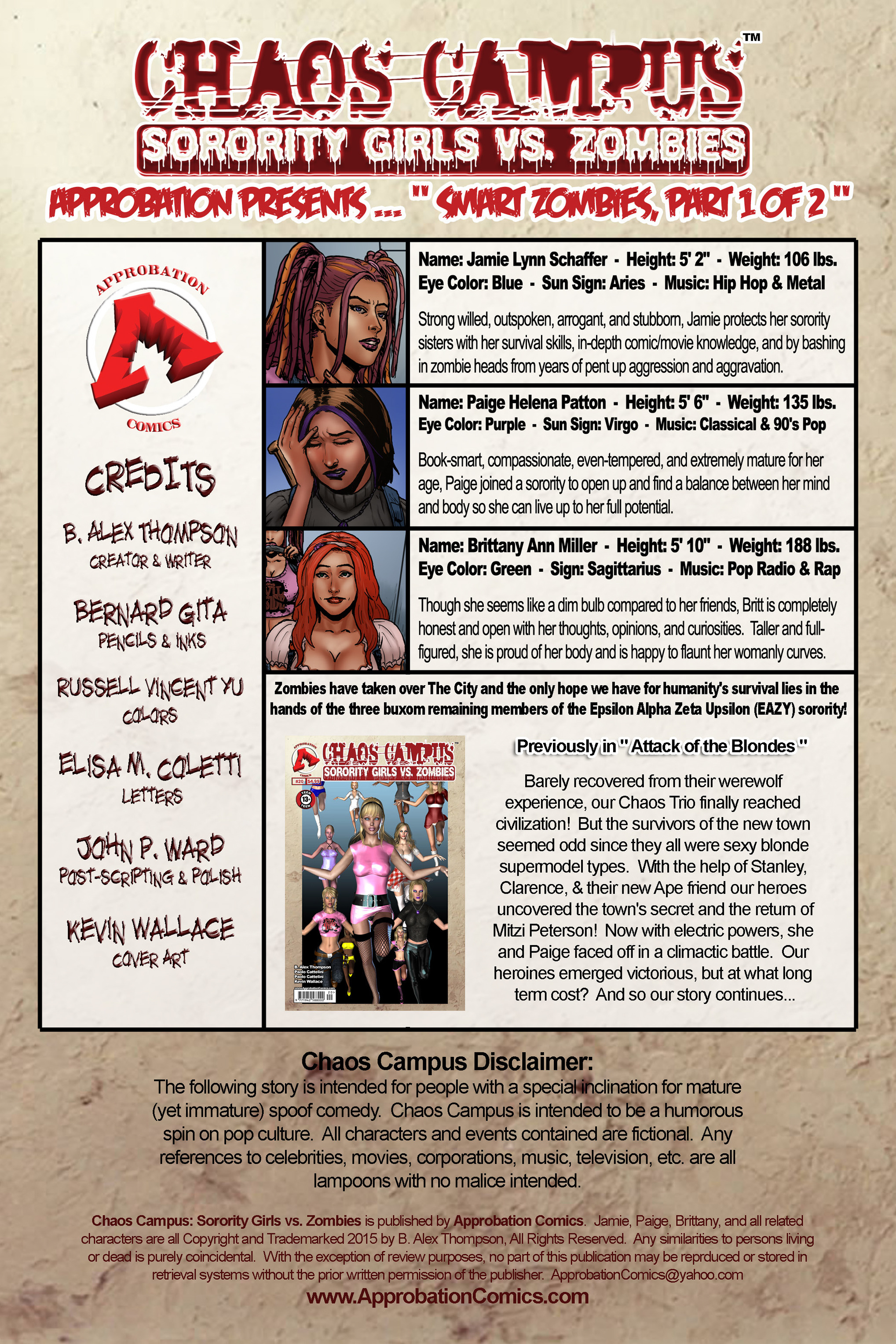 Read online Chaos Campus: Sorority Girls Vs. Zombies comic -  Issue #21 - 2