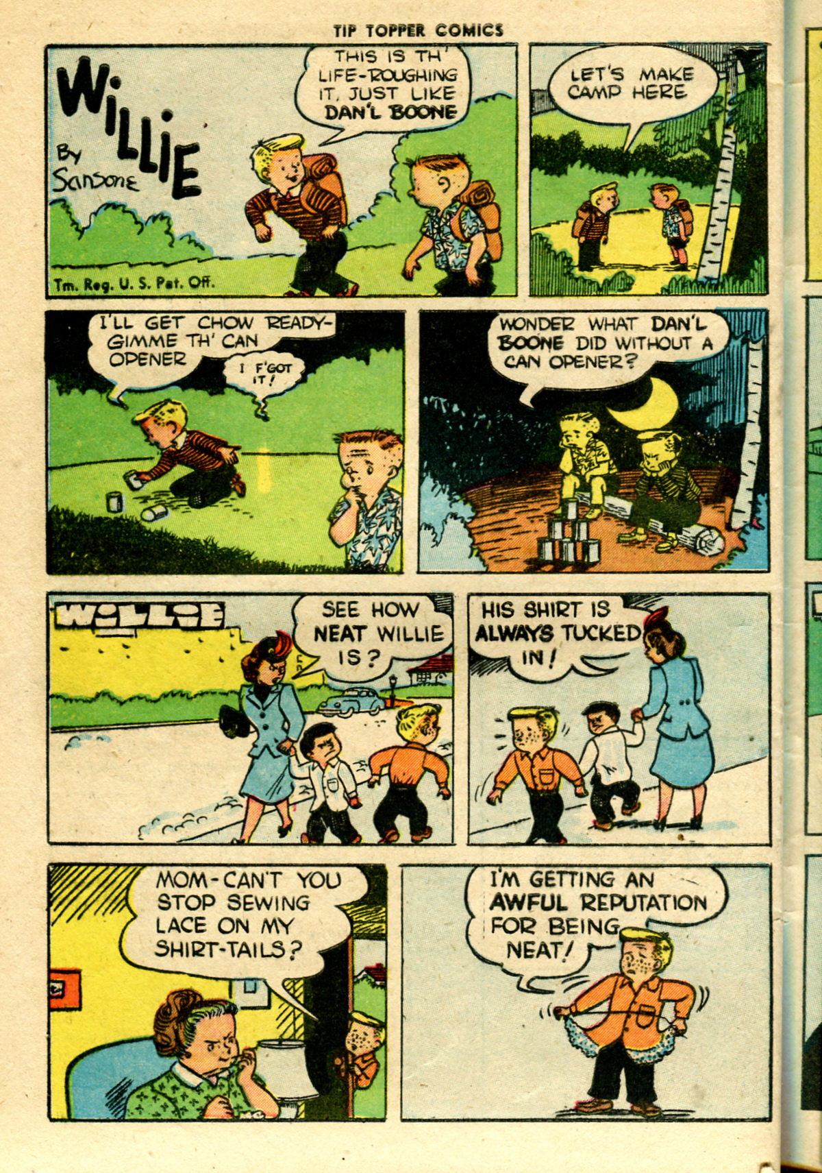 Read online Tip Topper Comics comic -  Issue #2 - 46