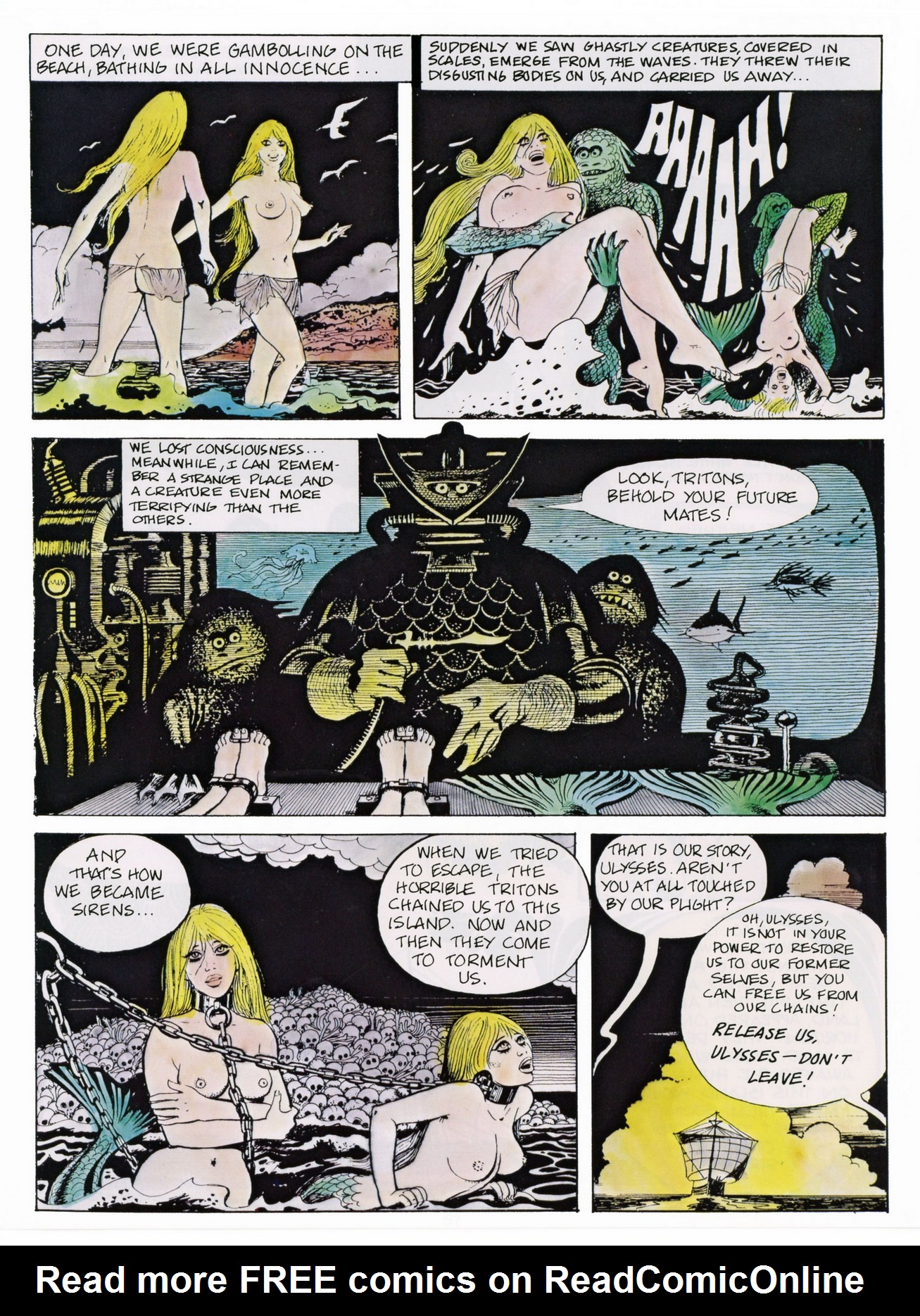 Read online Heavy Metal Presents Ulysses comic -  Issue # TPB - 61