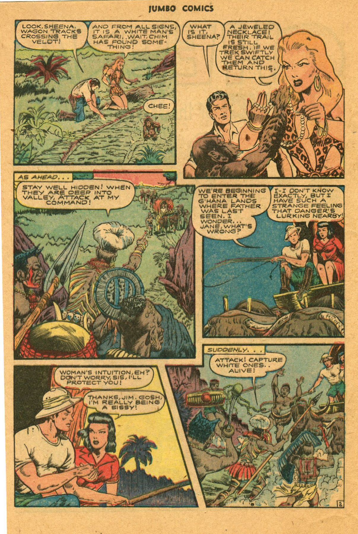 Read online Jumbo Comics comic -  Issue #75 - 4